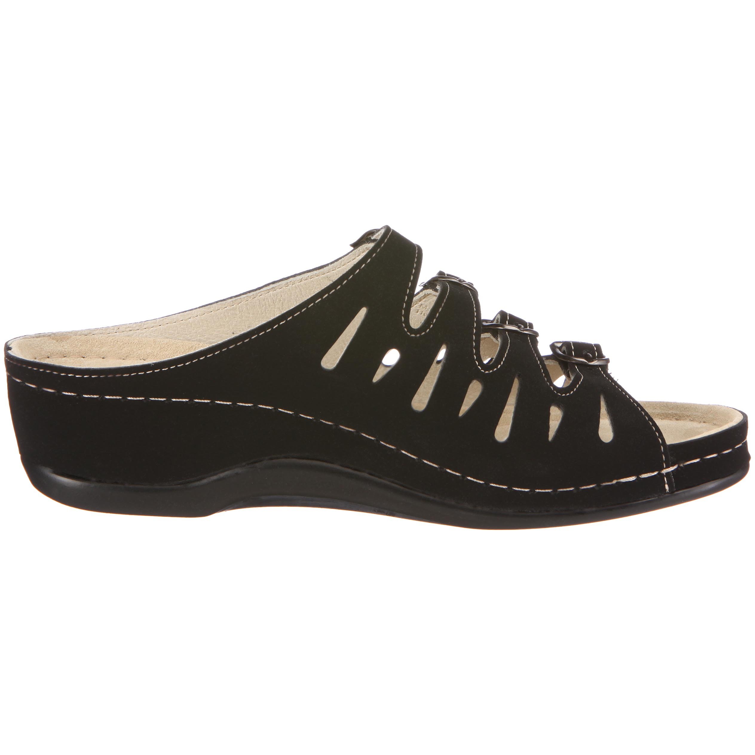 Berkemann Women's Comfortable Slip-On Mules - Soft Leather House Shoes for Relaxing at Home, Lounging & Indoor Wear