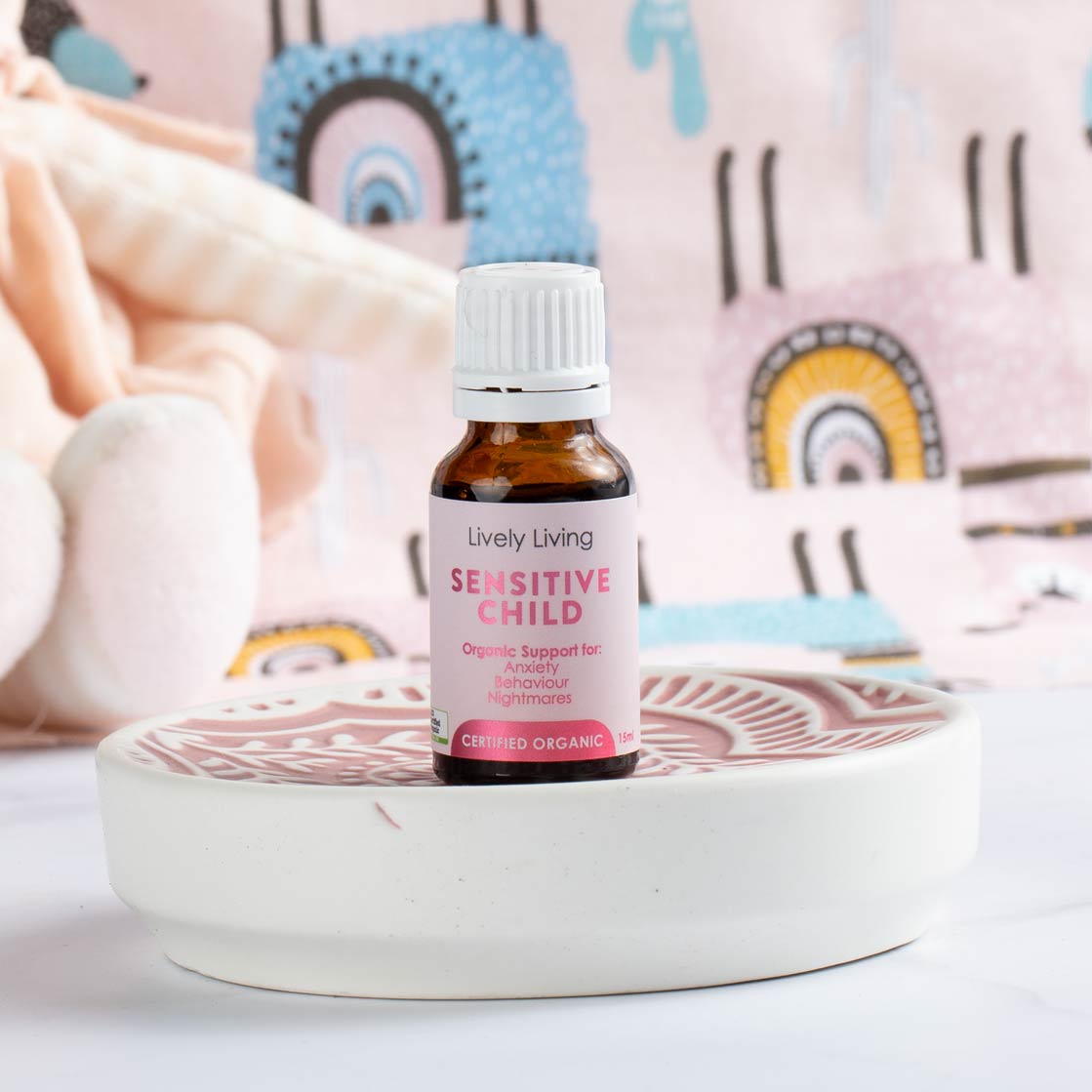 Organic Essential Oil for Sensitive Kids - 15ml Pure & Gentle Aromatherapy for Relaxation, Sleep & Stress Relief - Perfect for Diffusers, Massage & Bath Time