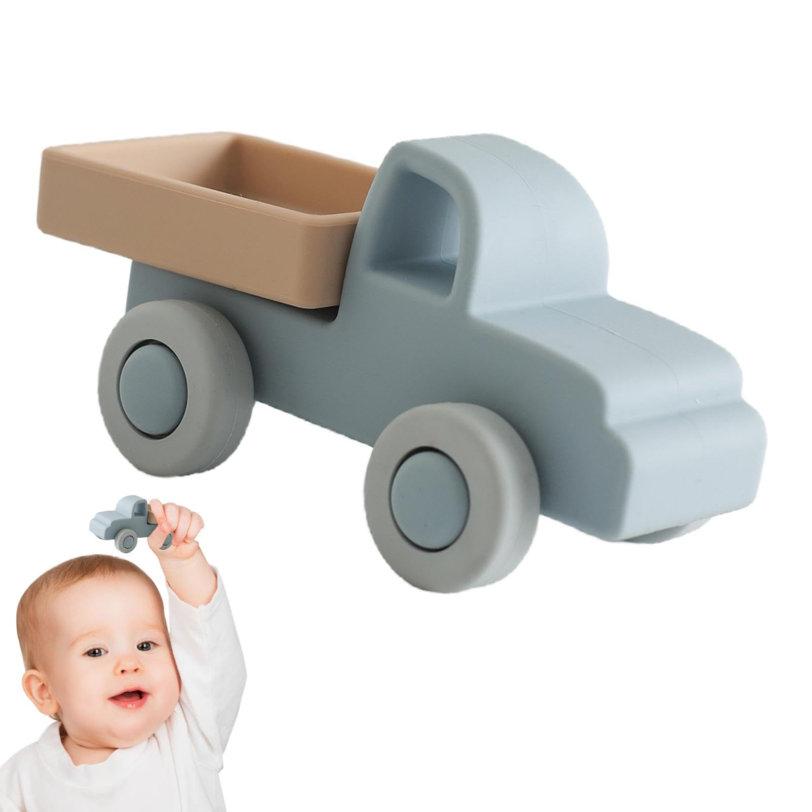 Baby Silicone Teether Car - Safe Chew Toy for Boys & Girls | Early Learning & Parent-Child Interaction | Perfect for Teething Relief & Playtime Fun