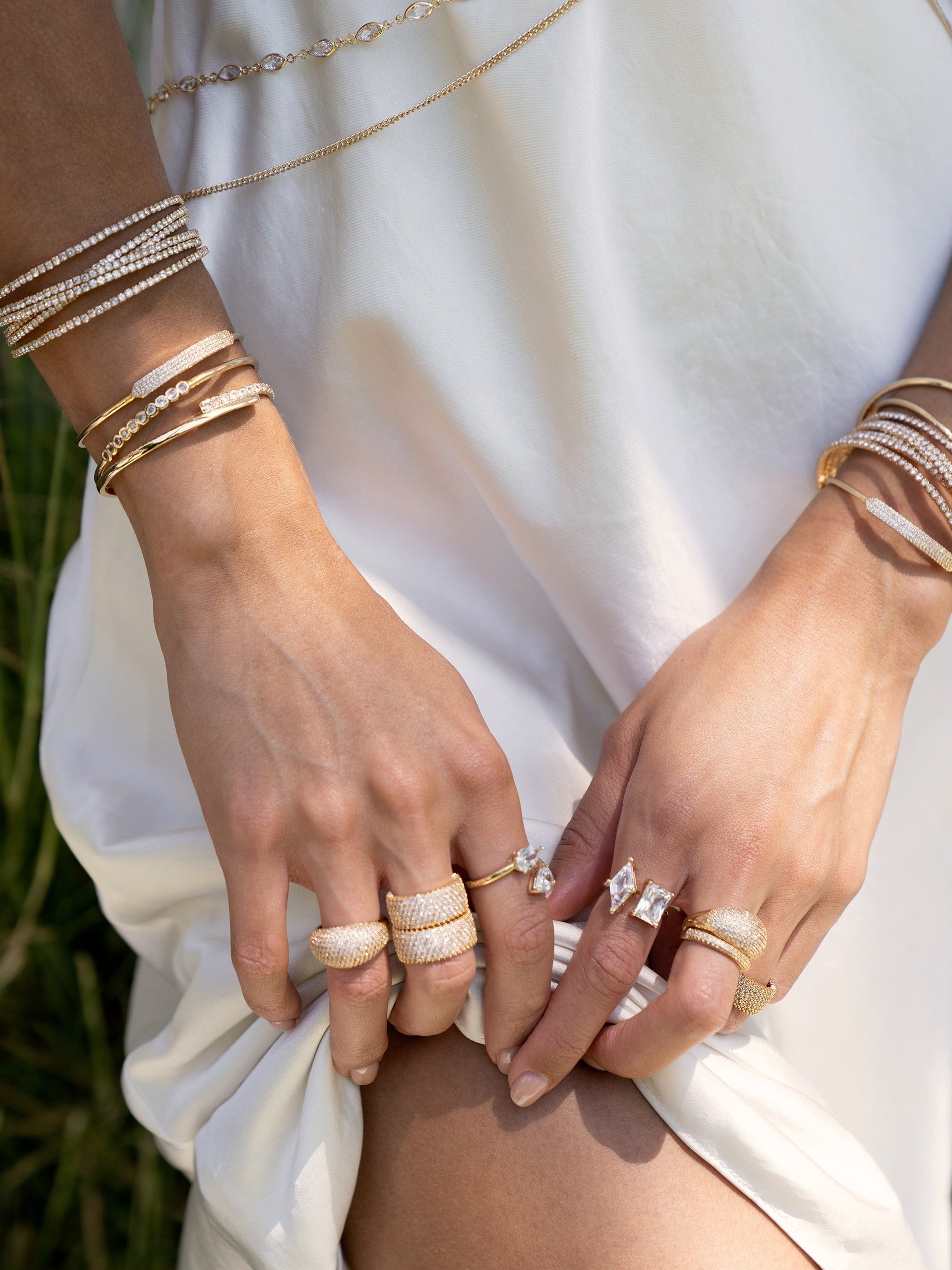 Stunning Crystal Cluster Knockout Ring - Elegant Statement Jewelry for Women | Perfect for Parties, Weddings & Special Occasions