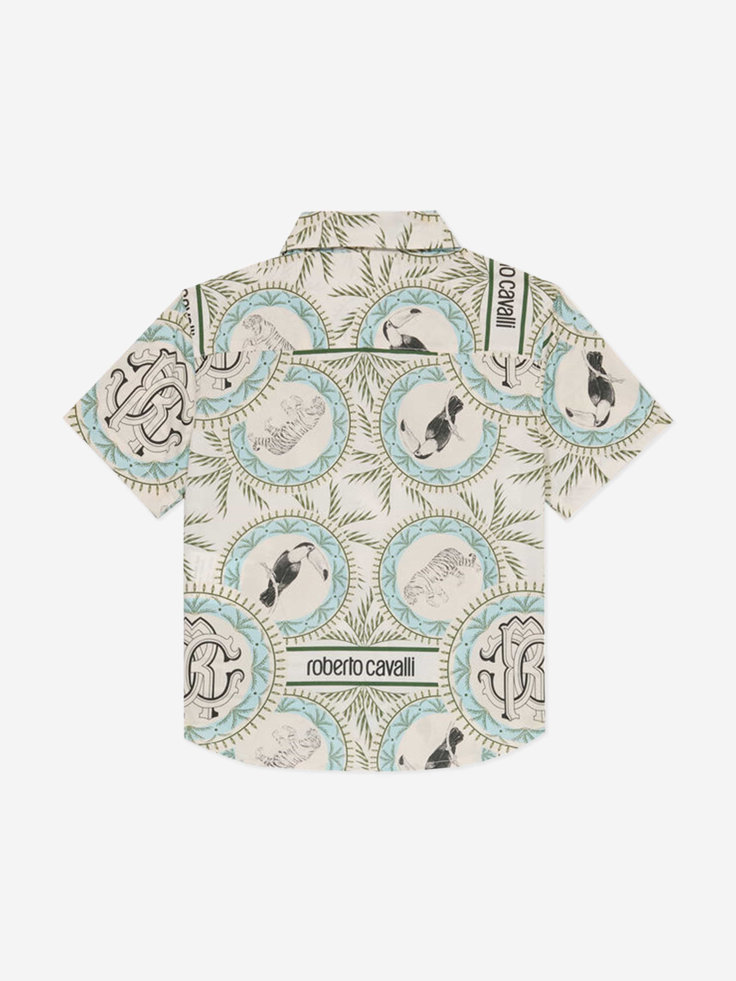 Stylish Multicolor Baby Boys Stamp Logo Shirt - Soft Cotton Comfort for Playdates & Family Outings
