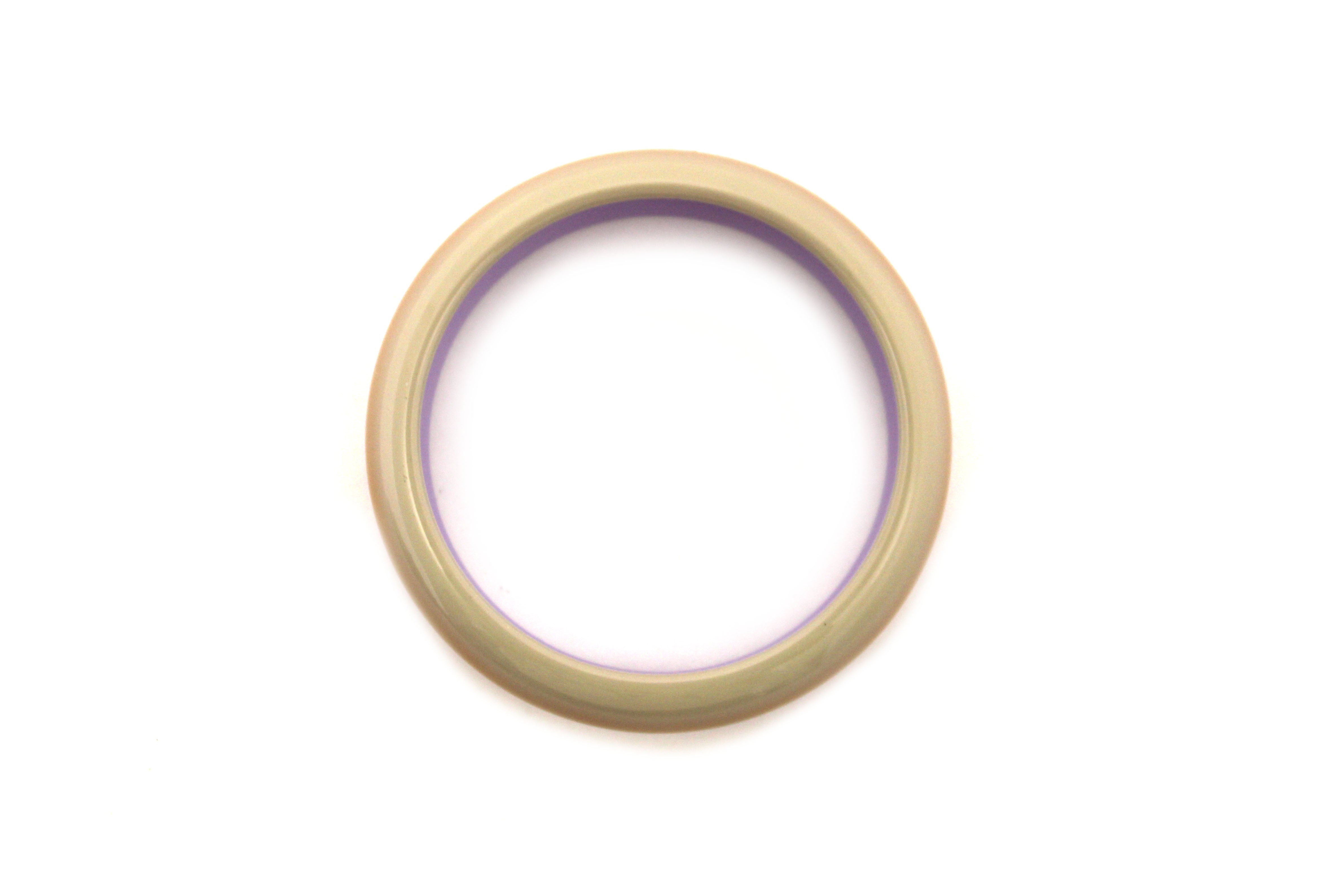 Authentic Hermes Lacquered Wood Fusion Lilac Bangle Bracelet for Women | Luxury Fashion Jewelry Gift for Her | Perfect for Parties, Weddings & Special Occasions