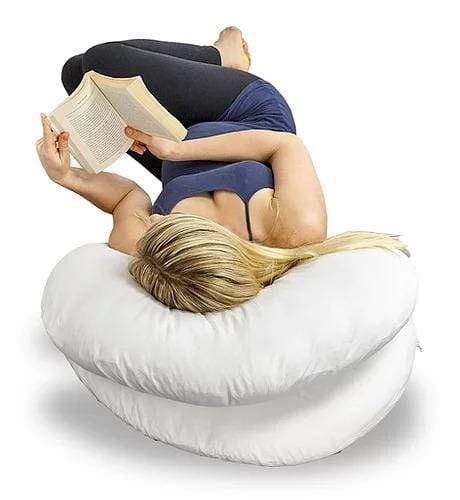 NUVU BABY Full Body Pregnancy Pillow C-Shaped for Maternity Support - Comfortable Sleeping Aid for Pregnant Women, Back Pain Relief, Side Sleeper Support - Perfect for Pregnancy, Nursing & Relaxation at Home