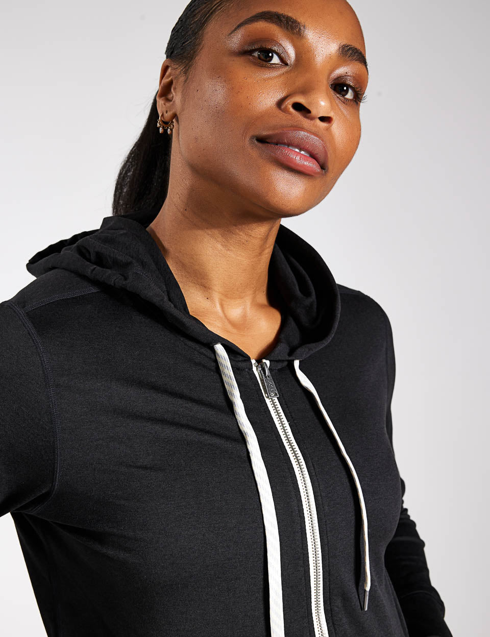 Halo Performance Hoodie 2.0 - Black Heather | Moisture-Wicking Athletic Pullover for Men & Women | Gym, Running & Outdoor Workouts
