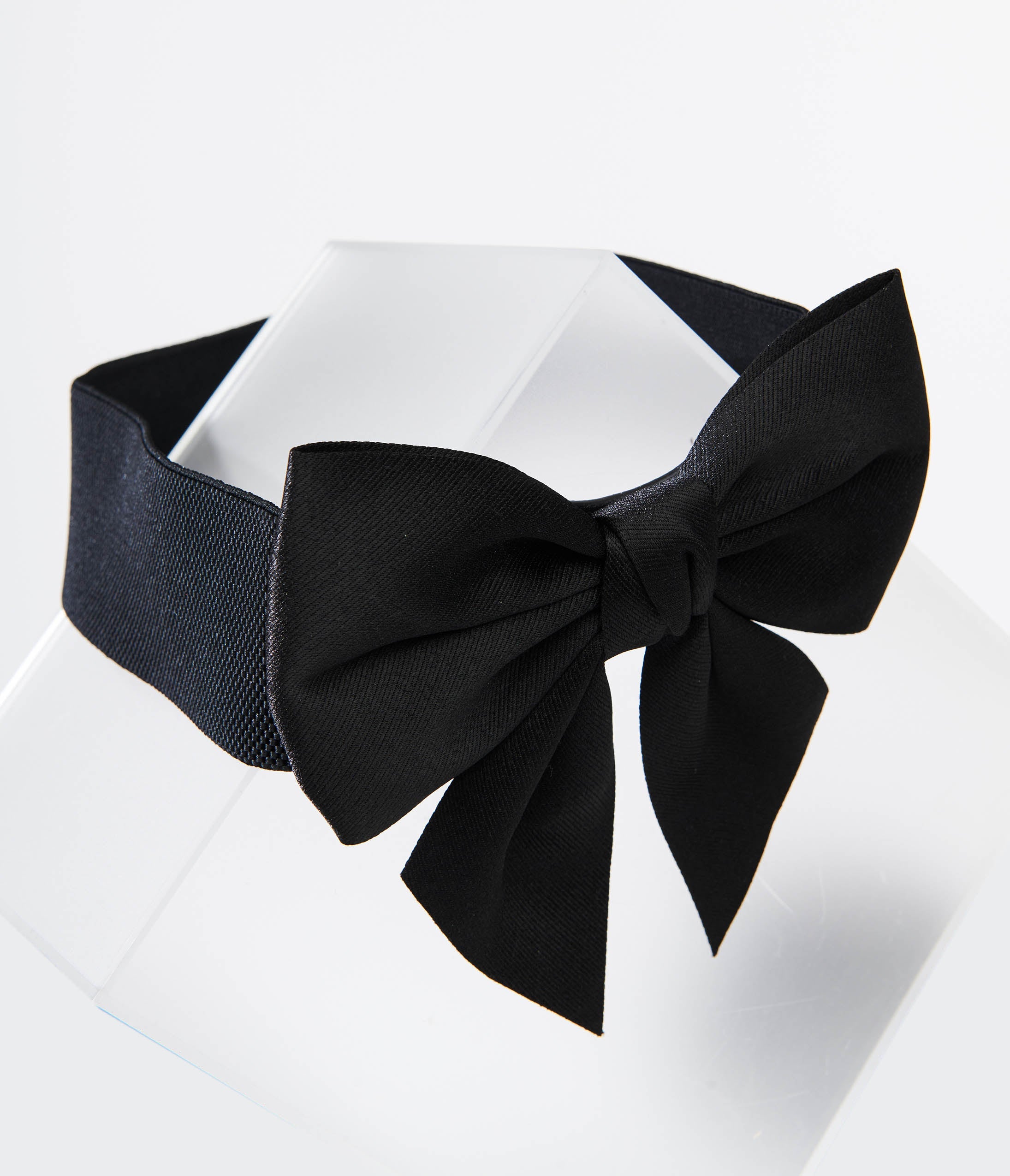 Vintage 1950s Black Bow Cinch Belt - Retro Waist Cincher for Women | Perfect for 50s Dresses, Rockabilly Outfits & Pinup Fashion