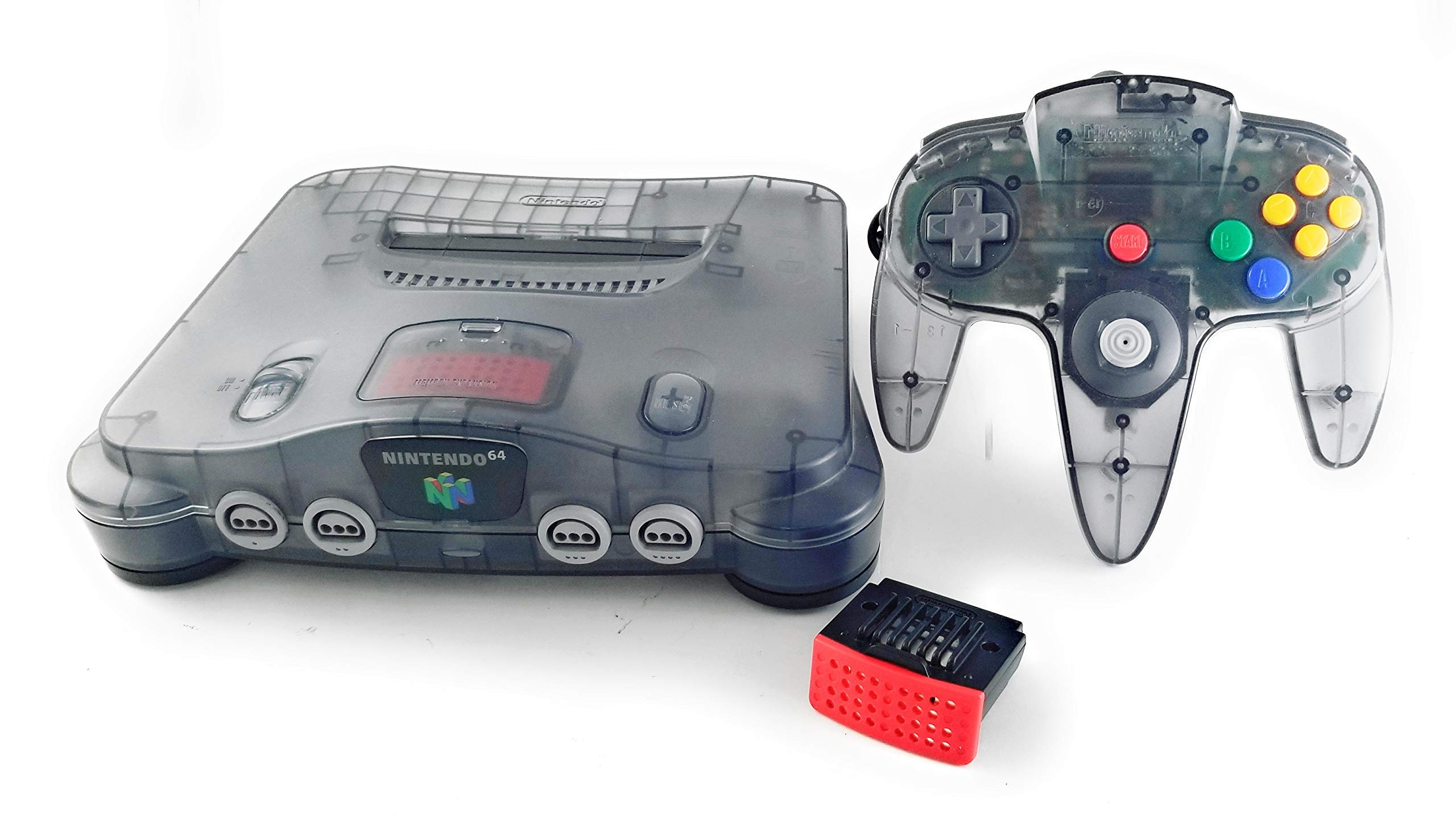 Refurbished Nintendo 64 Gaming Console - Classic N64 System with Controller - Smoke Gray Color | Perfect for Retro Gaming, Collectors & 90s Nostalgia Entertainment