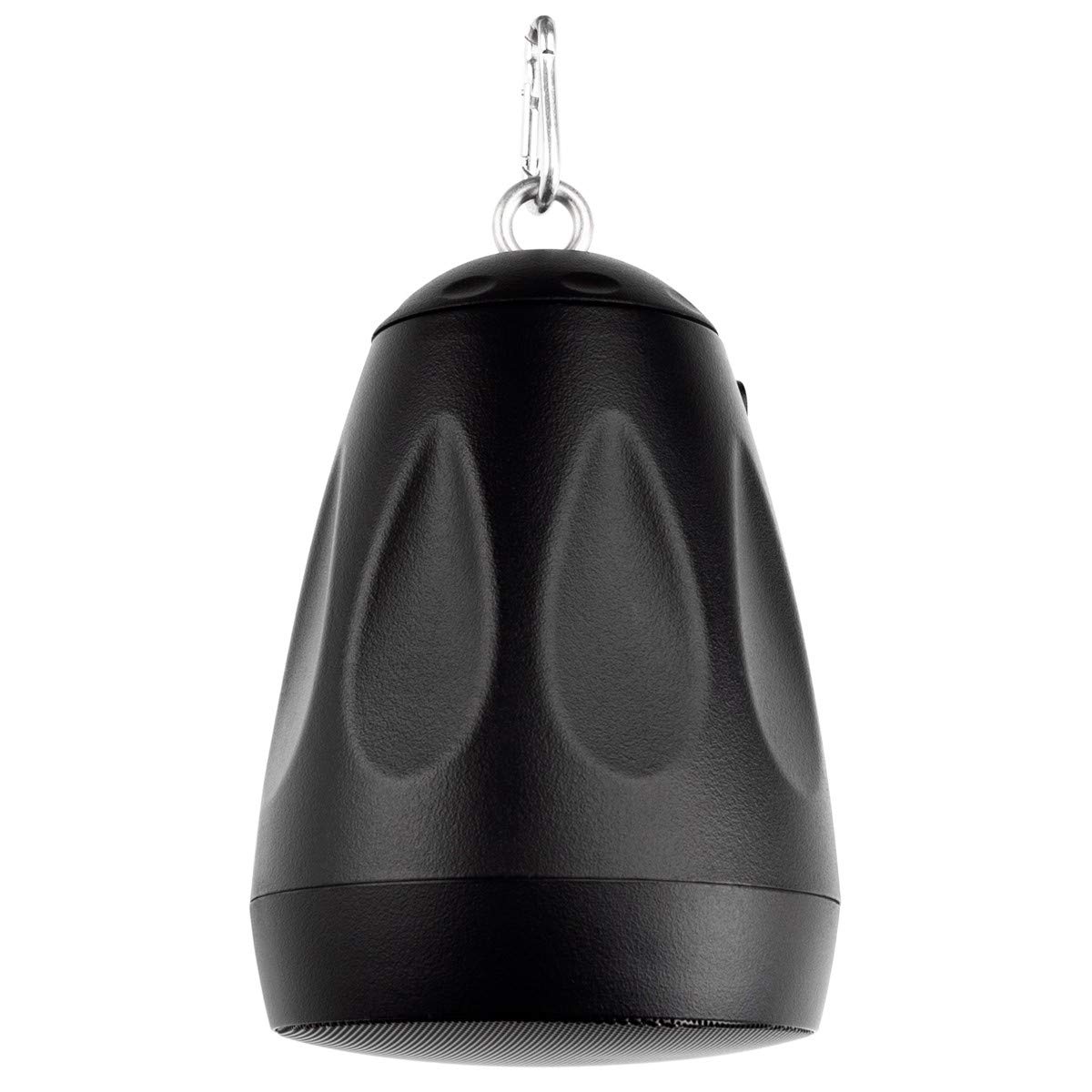 Pure Resonance Audio PD4 4 Inch Black Pendant Ceiling Speakers with Installation Wire - Set of 4 - Perfect for Restaurants, Retail Stores, and Background Music Systems
