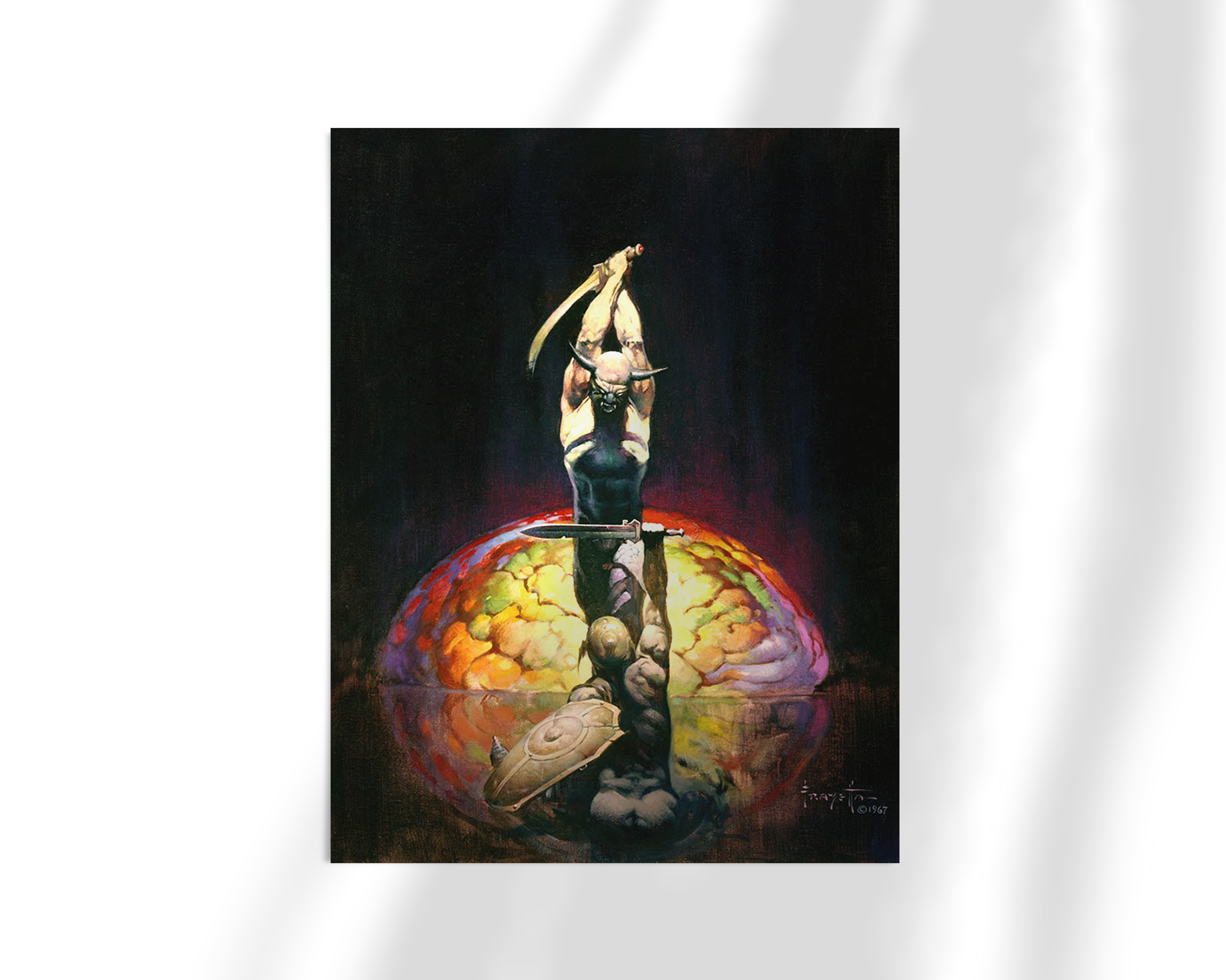 Premium The Brain Fine Art Print - High Quality Wall Decor for Home, Office & Gifts | Perfect for Living Room, Bedroom & Study Spaces