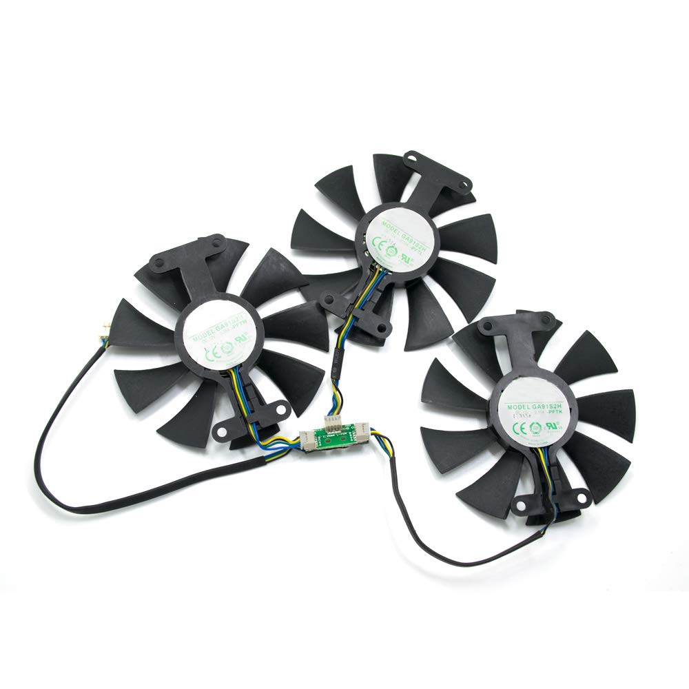 Beaster 85mm Cooling Fan Replacement for ZOTAC GTX 980TI AMP & GTX Titan X ARCTICSTORM - High Performance GPU Cooler Fan for Gaming PC & Graphic Card Cooling Solutions