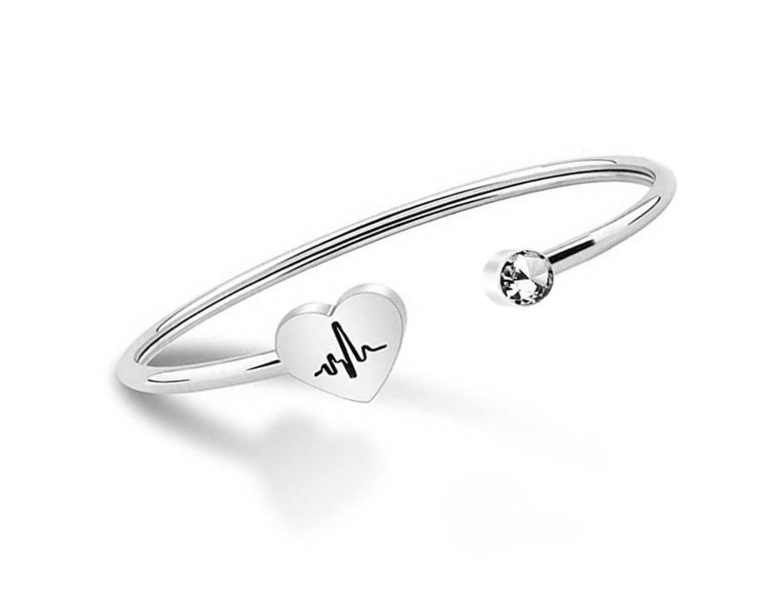 RUNXINTD Nurse Bracelet for Women - Engraved RN Jewelry Gift for Nurses, Medical Students, Doctors - Perfect for Clinical Work, Graduation & Appreciation Gifts