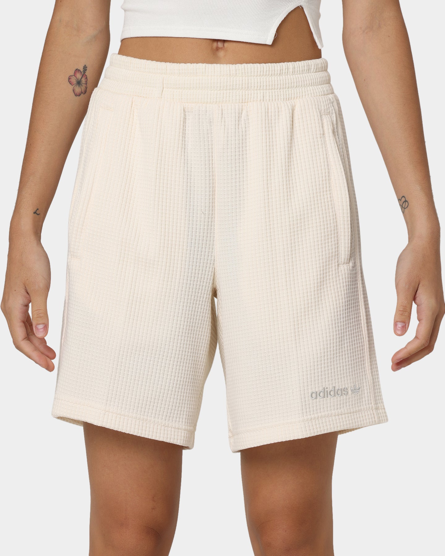 Adidas Waffle Running Shorts for Men - Wonder White - Lightweight Athletic Shorts for Running, Gym & Workout - Comfortable Training Shorts with Quick-Dry Fabric