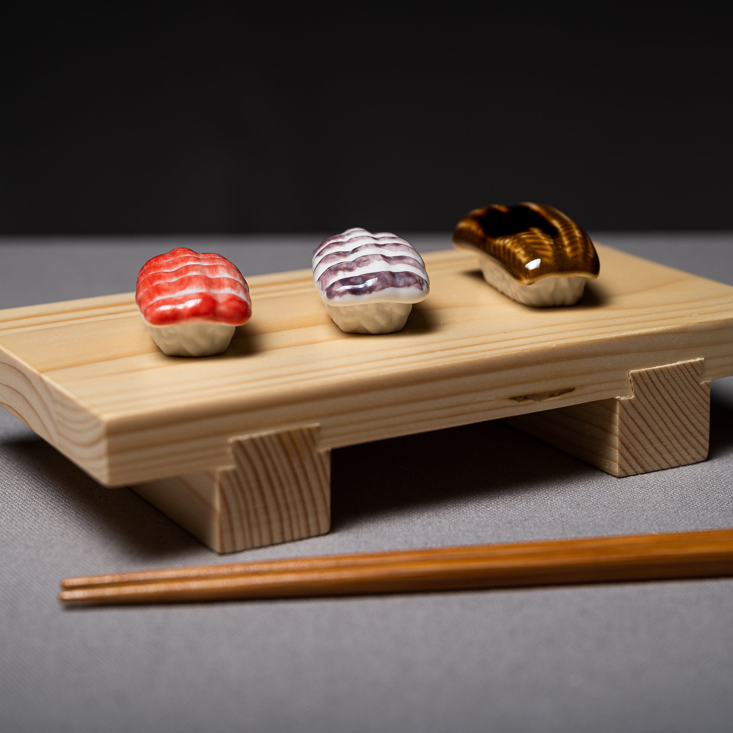 Premium Sushi Nigiri Chopstick Rest - Elegant Single Piece for Japanese Dining, Sushi Parties & Asian Tableware Decor