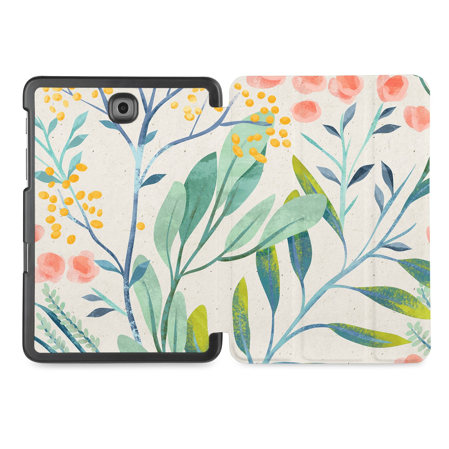 Samsung Tablet Case with Pink Flower Design - Slim Protective Cover for Galaxy Tab A/S/E Series - Perfect for Work, School & Travel