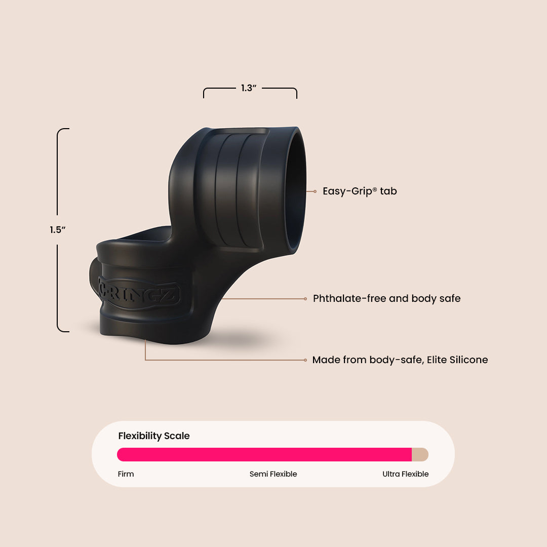 Fantasy C Ringz Mr. Big C—ck Ring and Ball Stretcher | Silicone Cock Ring for Men | Enhances Pleasure & Blood Flow | Perfect for Couples Play & Solo Masturbation