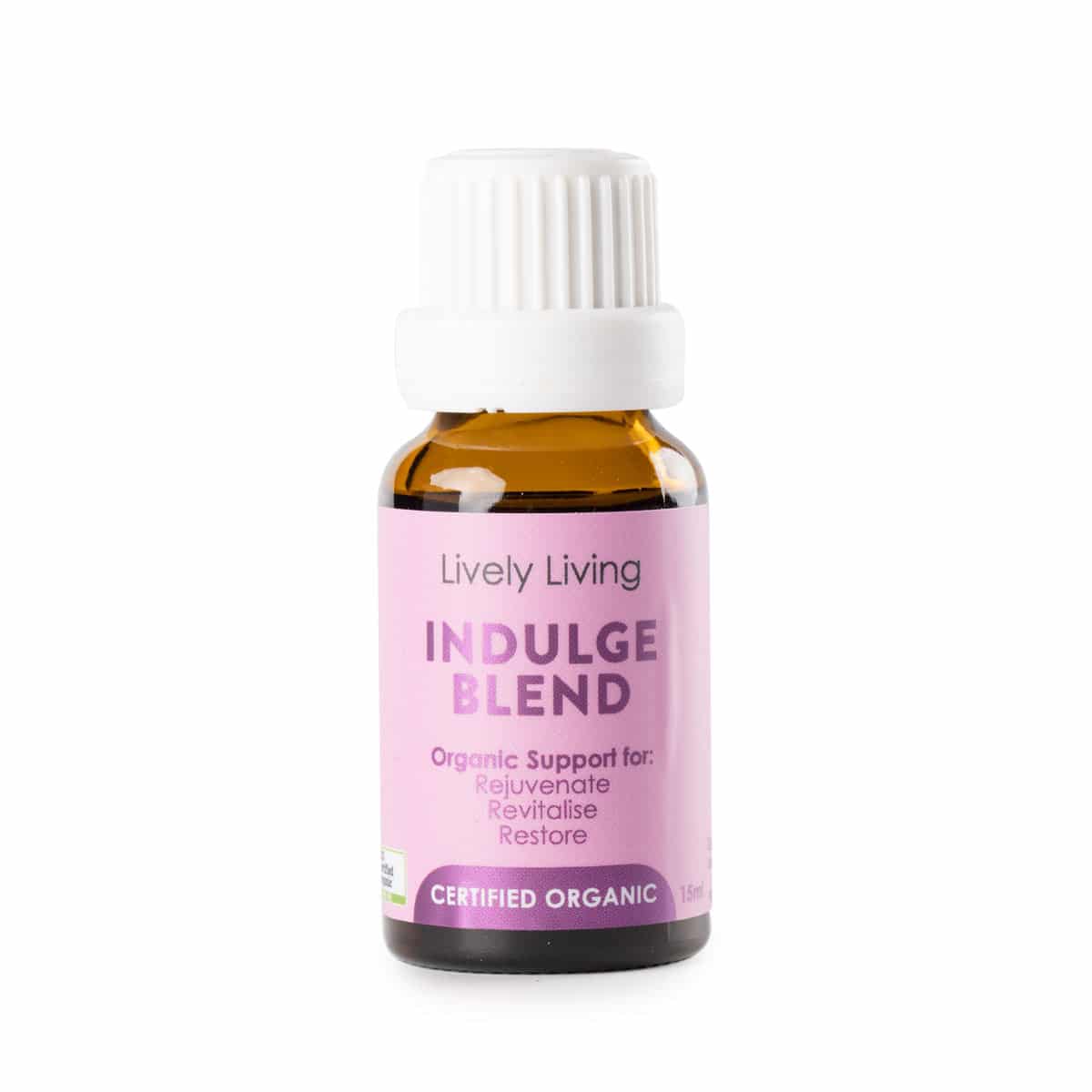 Indulge Organic Essential Oil 15ml - 100% Pure Therapeutic Grade Aromatherapy Oils for Diffuser, Massage & Relaxation - Lavender, Peppermint, Eucalyptus & More