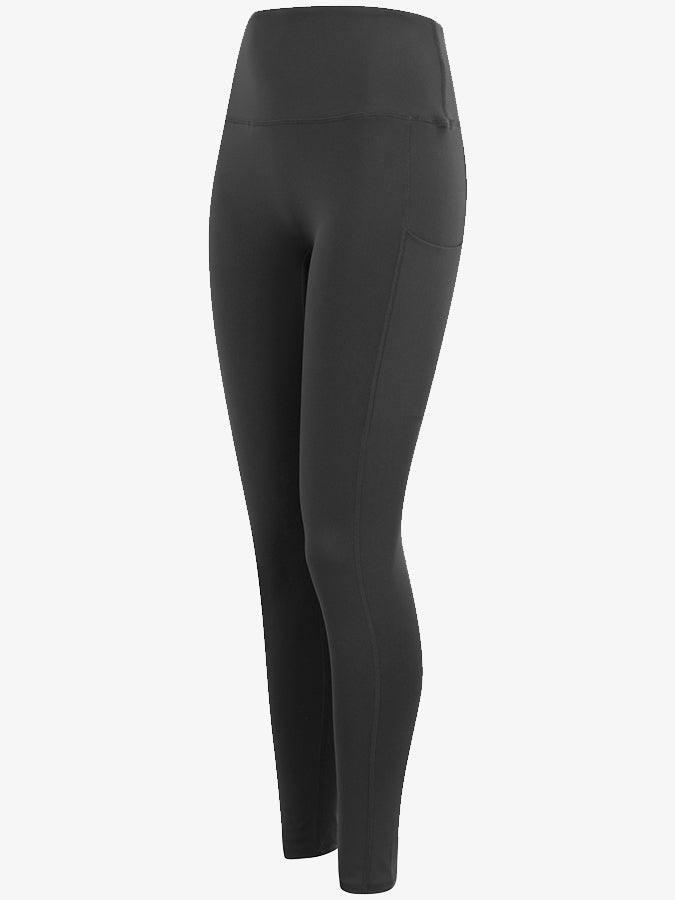 Tombo Core Pocket High Waist Thick Yoga Leggings for Women - Tummy Control Workout Leggings with Side Pockets - Perfect for Yoga, Gym, Running & Everyday Wear
