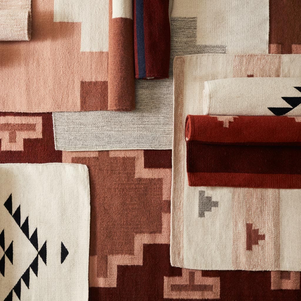 Handwoven Agustin Accent Rug - Boho Chic Home Decor for Living Room, Bedroom & Entryway