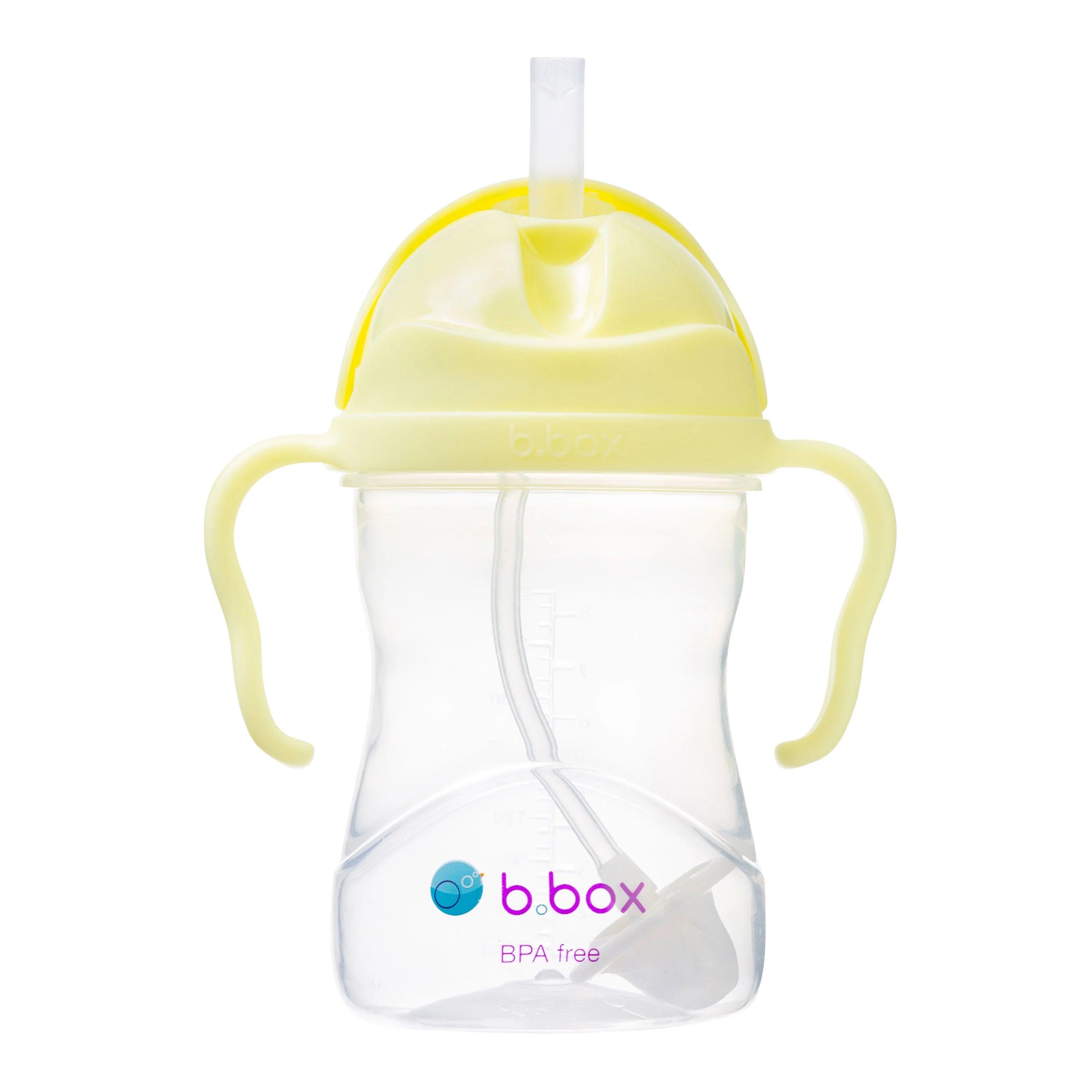 b.box Baby & Toddler Sippy Straw Cup 8oz/240ml - Leak Proof Spill Proof Drinking Cup for Infants & Kids - Perfect for Daycare, Travel & On-the-Go Hydration