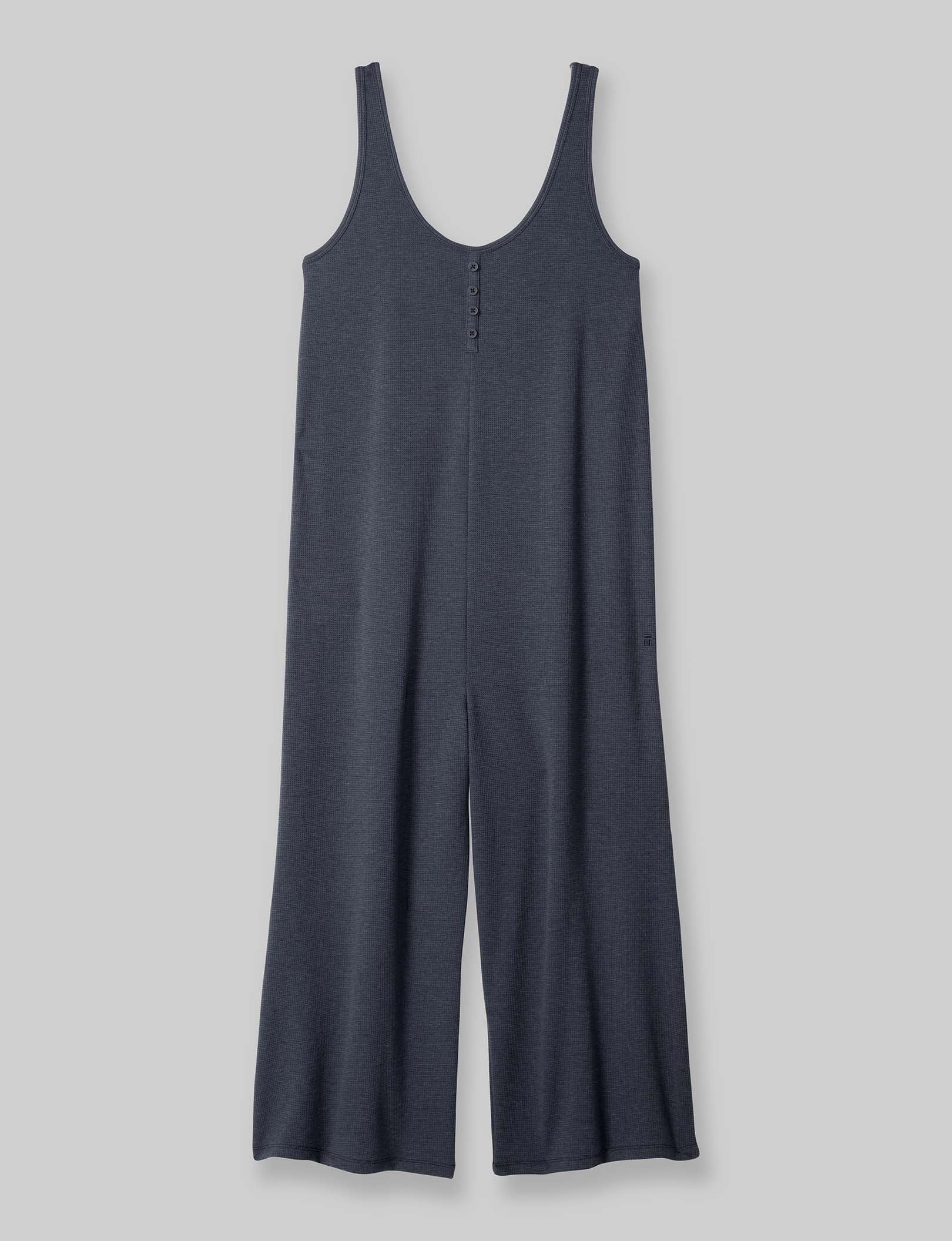 Women's Zen Waffle Jumpsuit - Soft & Comfortable Lounge Wear for Yoga, Travel & Relaxation | Casual One-Piece Outfit for Home, Vacation & Everyday Wear