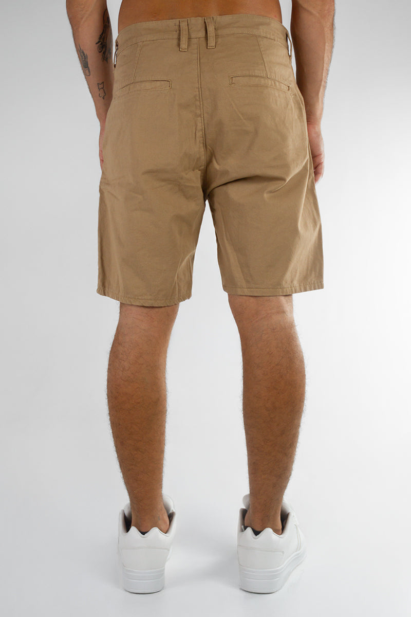 Men's Bermuda Shorts - Loose Fit Beige Khaki Casual Comfort for Summer Beach & Outdoor Activities