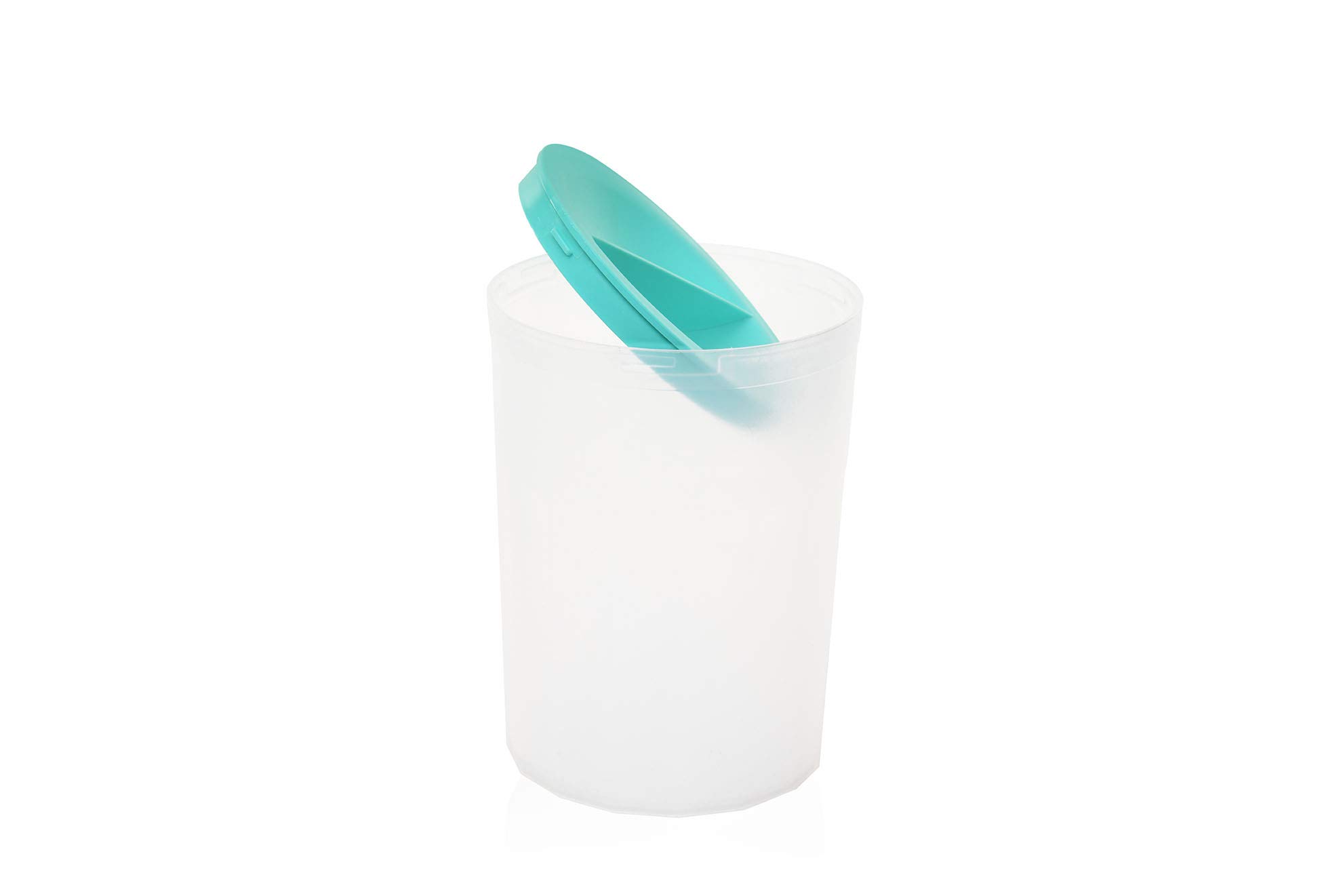 Mintra Home Unbreakable Bowls and Trays (Bold Collection) - 1.2L/40oz BPA-Free Plastic Storage Containers with Locking Lid - Teal Kitchen & Pantry Organizers for Food Prep, Meal Storage, and Home Organization