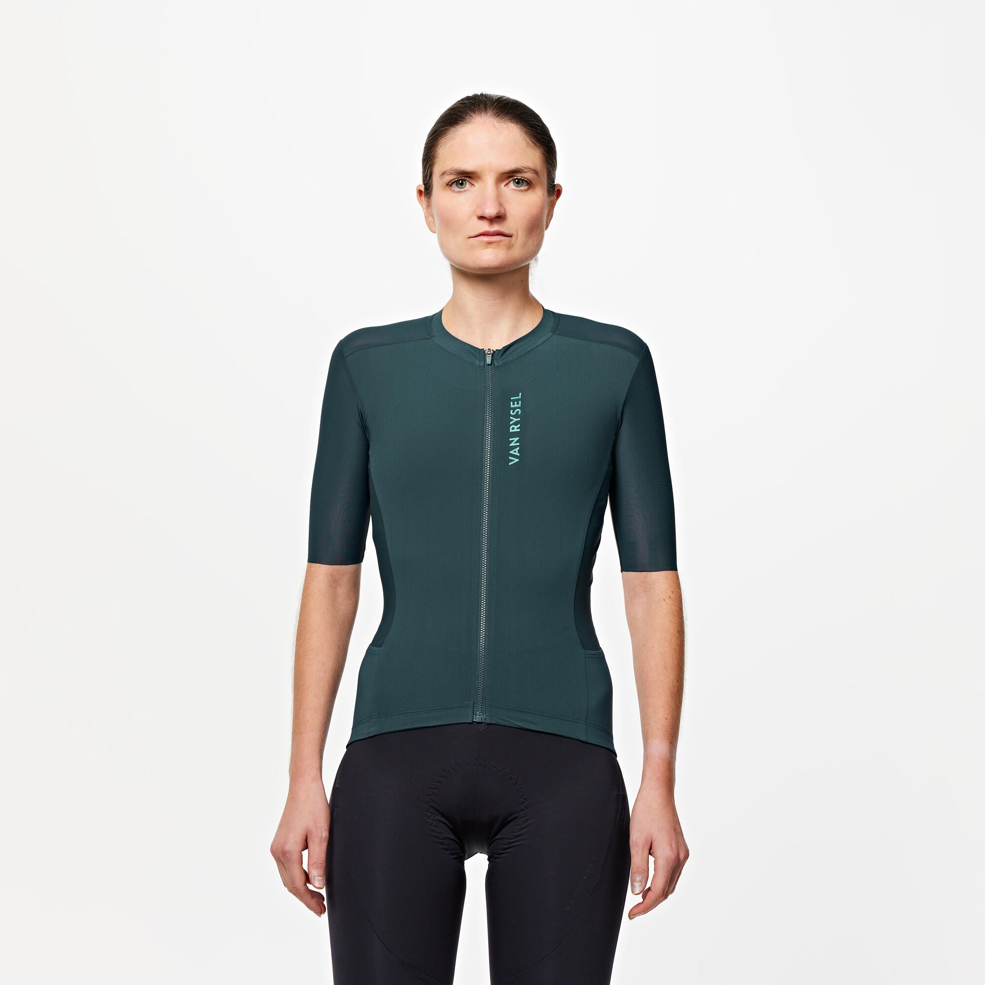 Van Rysel Unisex RCR 2 Short Sleeve Cycling Jersey - Breathable & Quick-Dry for Road Biking & Training - Perfect for Men & Women Cyclists