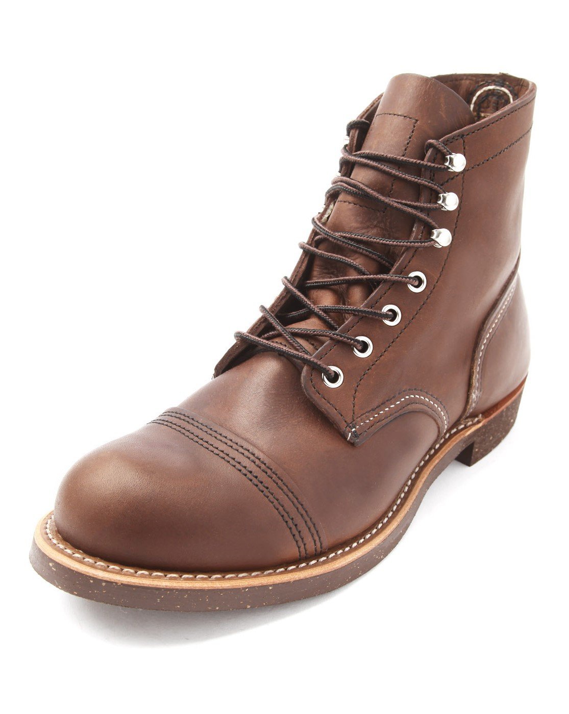 Red Wing Men's Iron Ranger 6 Inch Boot - Premium Leather Work Boots for Men - Durable & Comfortable for Outdoor, Hiking & Construction Work