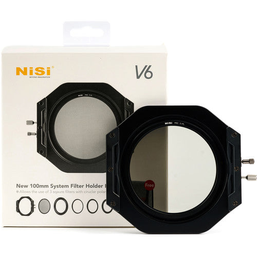NiSi V6 100mm Filter Holder Kit - Professional Camera Lens Filter Mount System for DSLR & Mirrorless - Perfect for Landscape, Portrait & Long Exposure Photography
