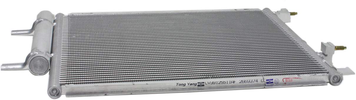 Kool Vue Aluminum A/C Condenser with Receiver Drier - Compatible with 2013-2015 Chevrolet Spark, GM3030301 - Perfect for AC System Repair & Replacement