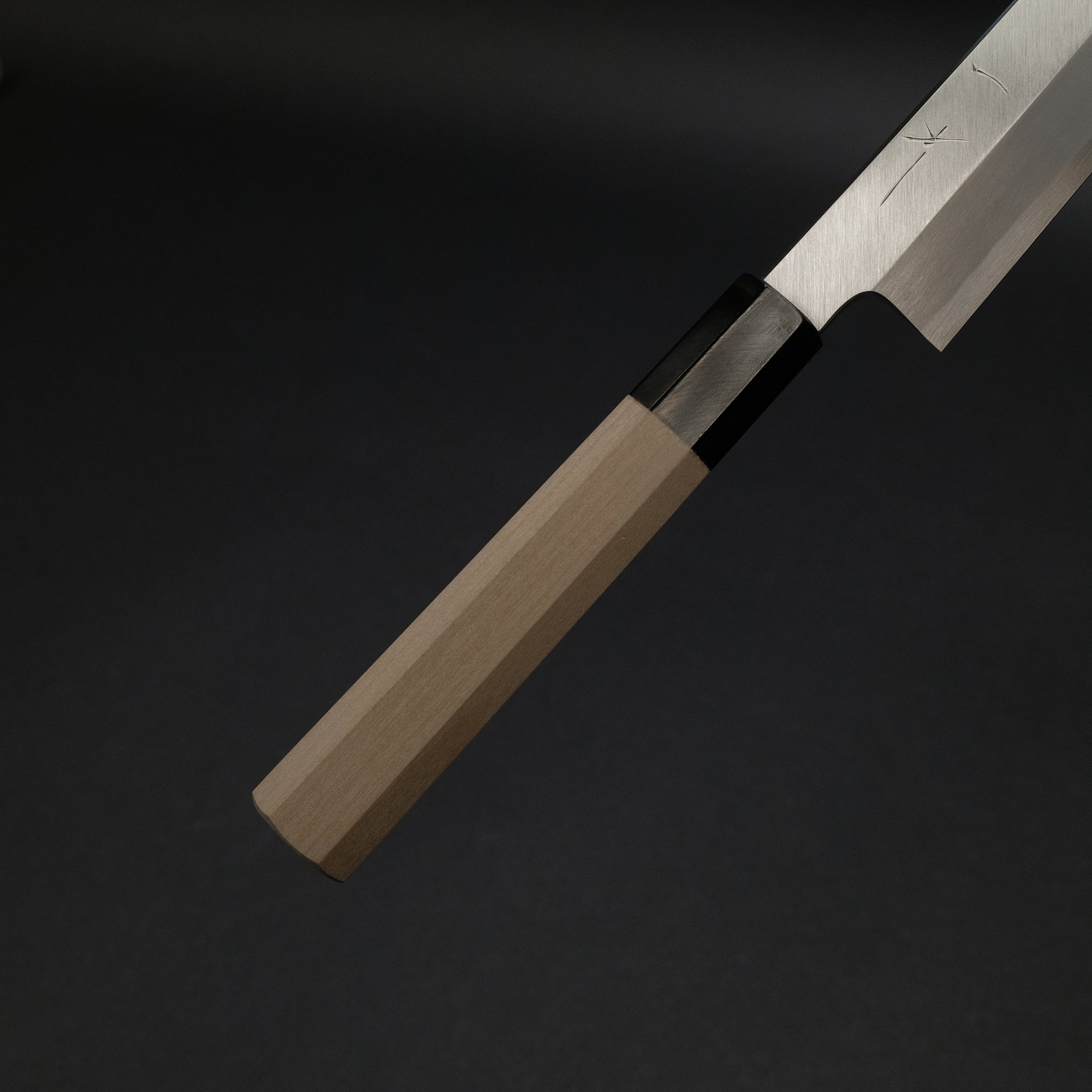 Hitohira Kikuchiyo Manzo Blue #2 Yanagiba Sakimaru Sushi Knife 300mm - Japanese Ho Wood Handle with Saya - Perfect for Sushi Chefs & Japanese Cuisine Preparation