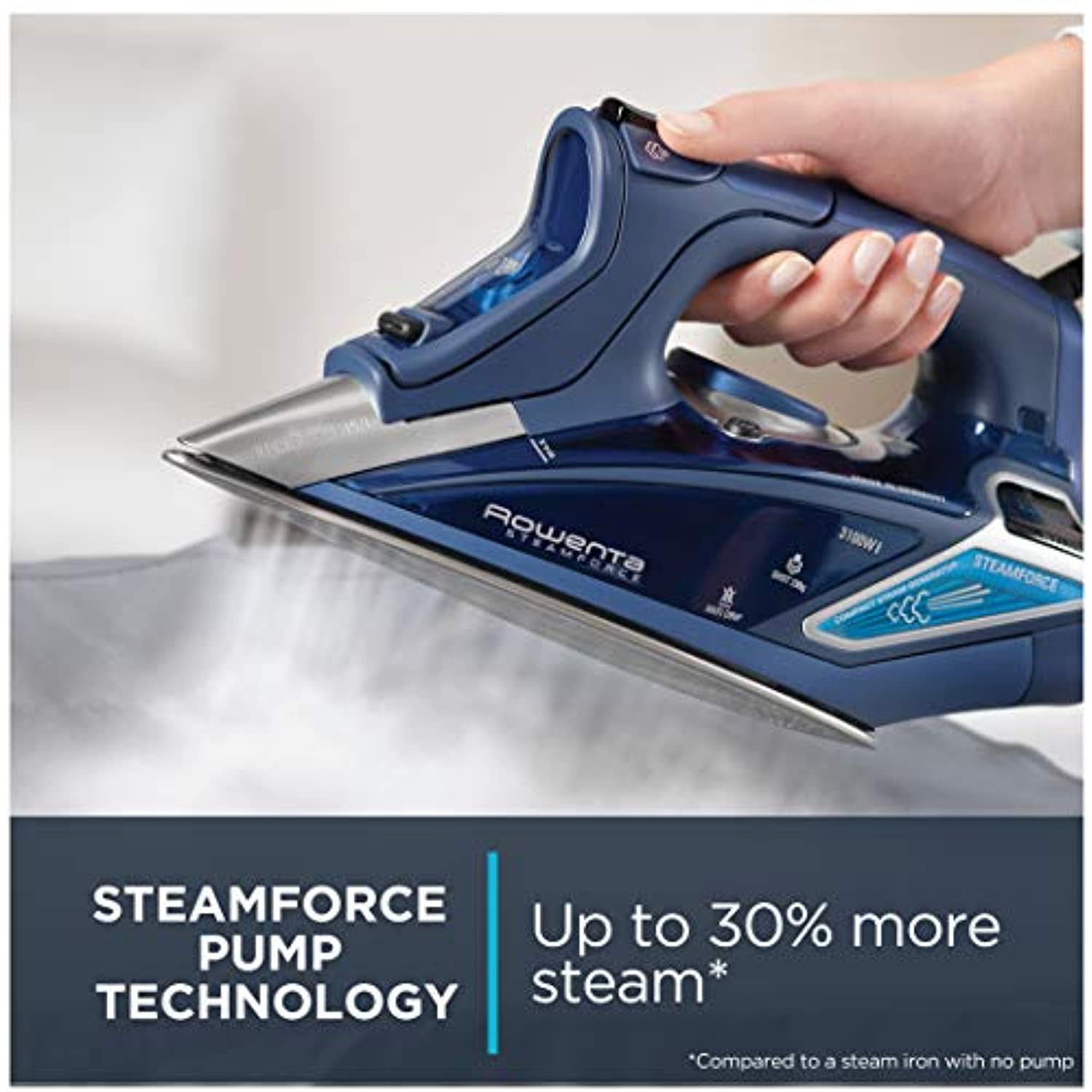 Rowenta SteamForce Iron DW9280U1 - Powerful Steam Iron with Blemished Packaging & Full Warranty - Perfect for Home, Office & Travel Use