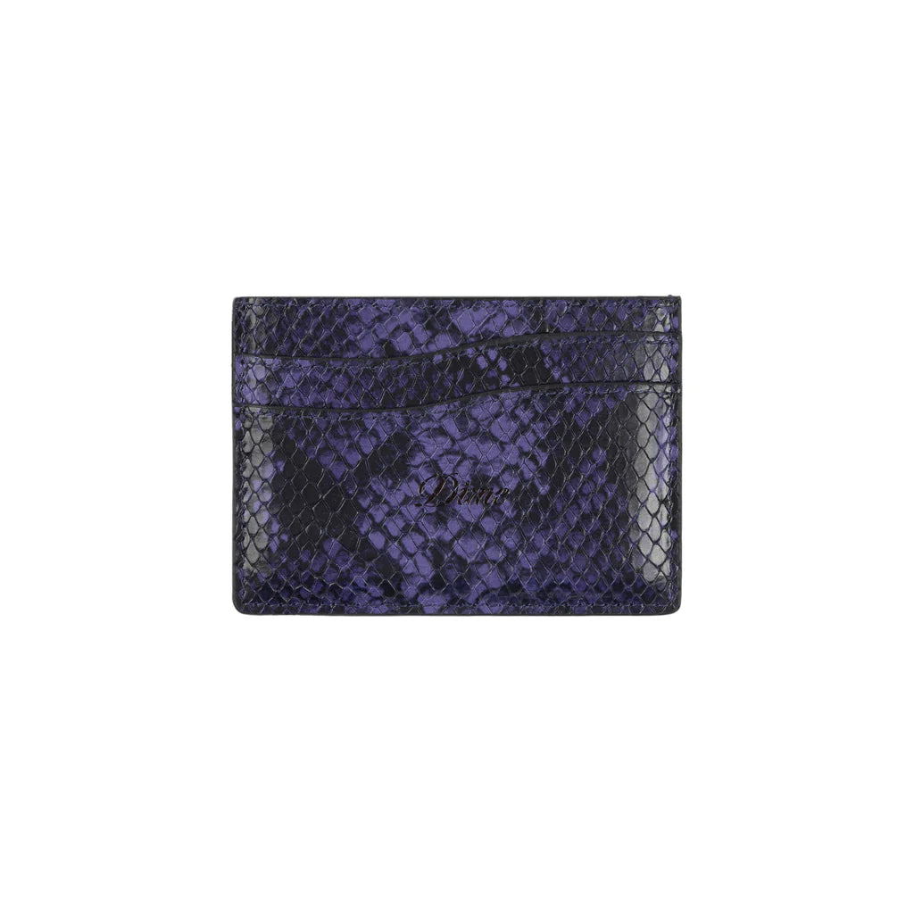 Dime Embossed Leather Card Holder - Slim RFID Blocking Wallet for Men & Women - Perfect for Credit Cards, IDs, and Cash - Ideal for Travel, Business, and Everyday Use
