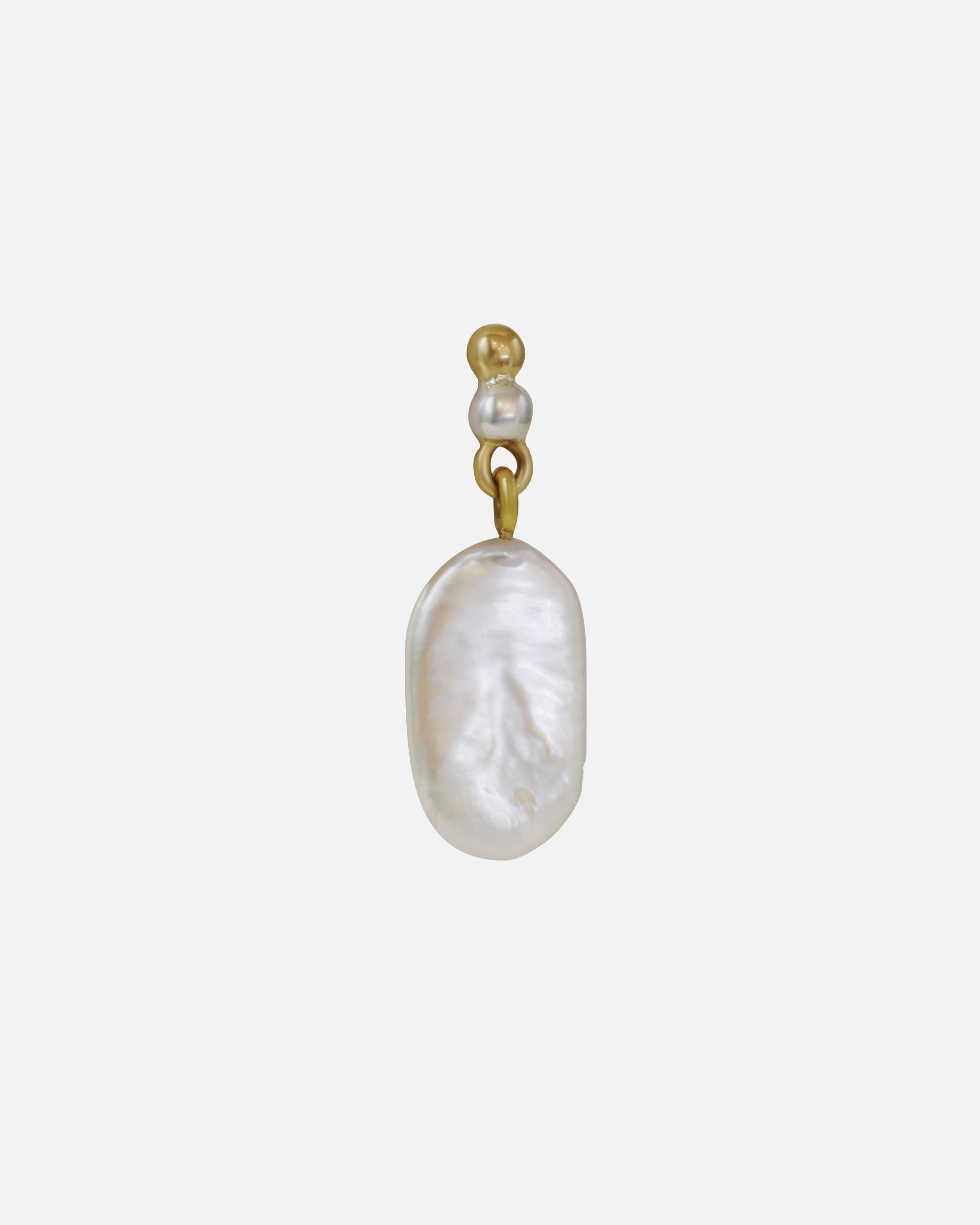 Recycled Pearl Drop Earring - Sustainable & Elegant Single Earring for Women | Perfect for Weddings, Parties & Everyday Wear
