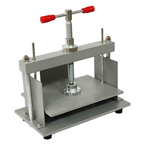TechTongda Heavy Duty Manual Paper Press Machine - 1500kg/3306lbs Pressure for A4 Bookbinding, Office Documents & Invoice Flattening - Perfect for Book Restoration, Crafting & Professional Binding