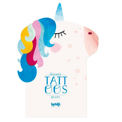 Londji Temporary Tattoos for Kids - Magical Unicorn Designs | Fun & Safe Body Art for Parties, Birthdays & Playtime