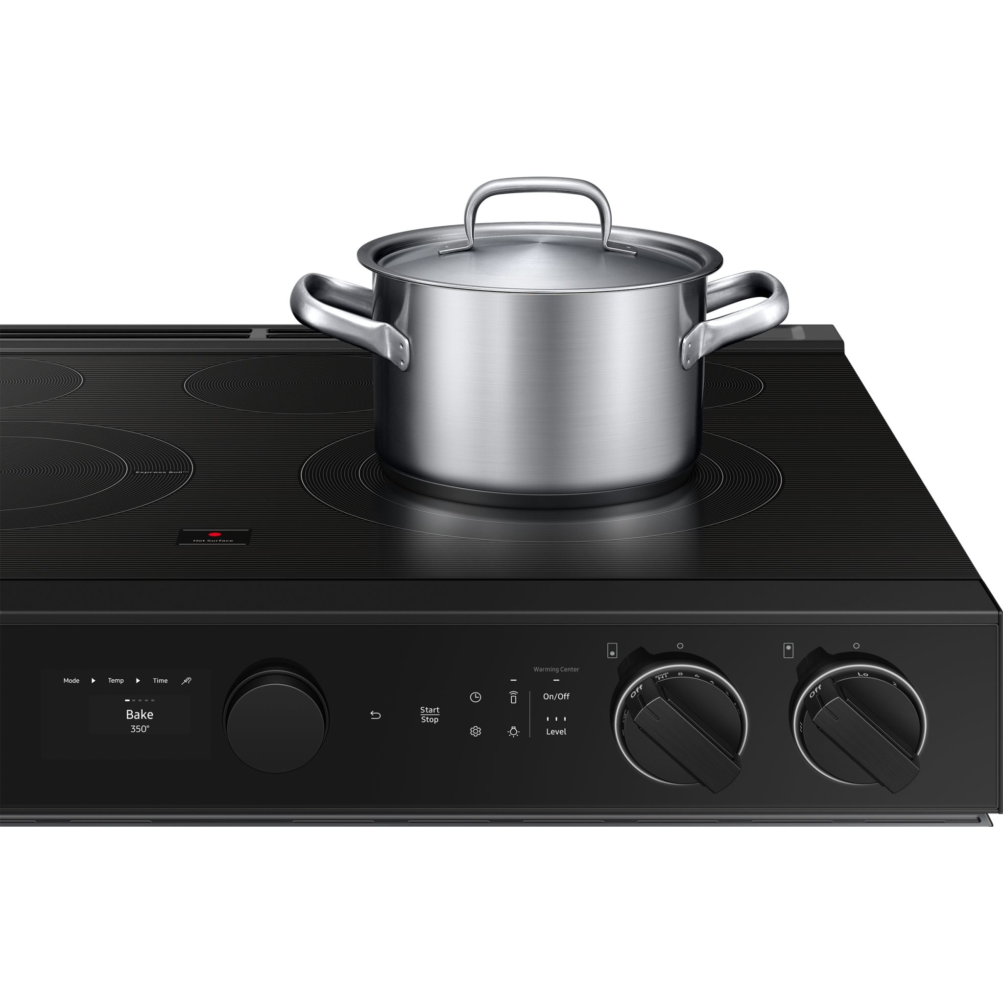Samsung NSE6DG8700SRAC Slide-In Electric Range - 30 Inch Stainless Steel Smart Oven with Convection & Air Fry - Perfect for Modern Kitchens & Home Cooking