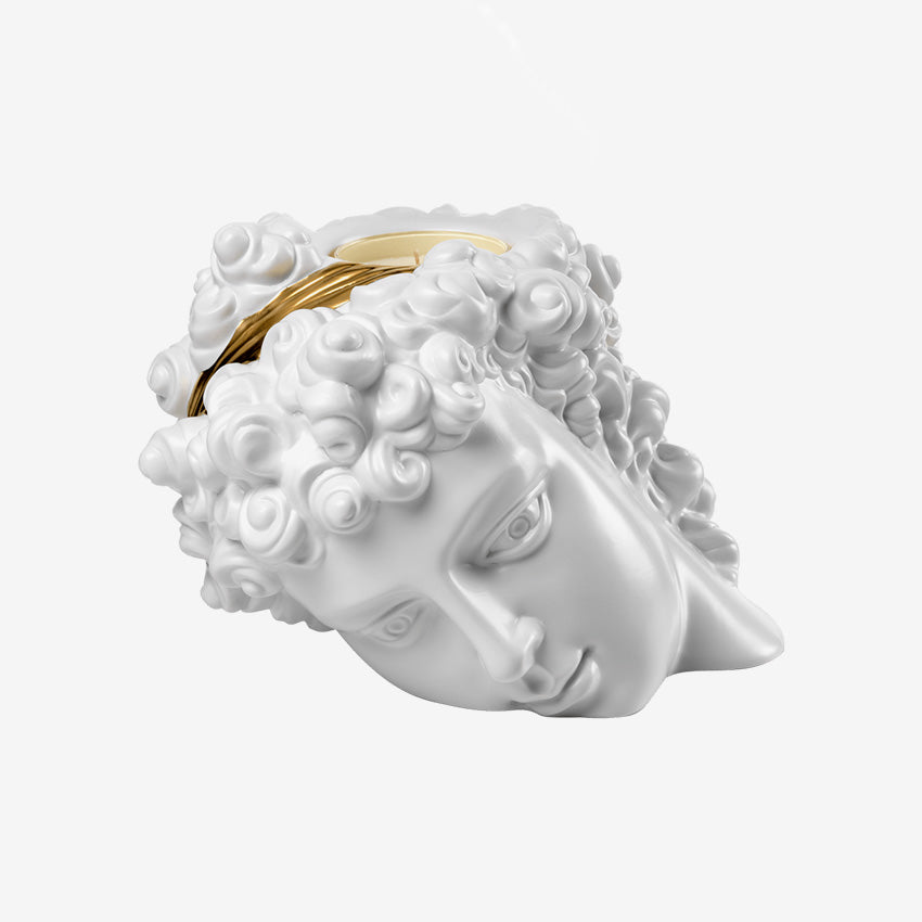 Ginori 1735 Profumi Luchino Scented Head of Ganymede Perfume - Luxury Italian Home Fragrance for Living Room, Bedroom & Bathroom Decor
