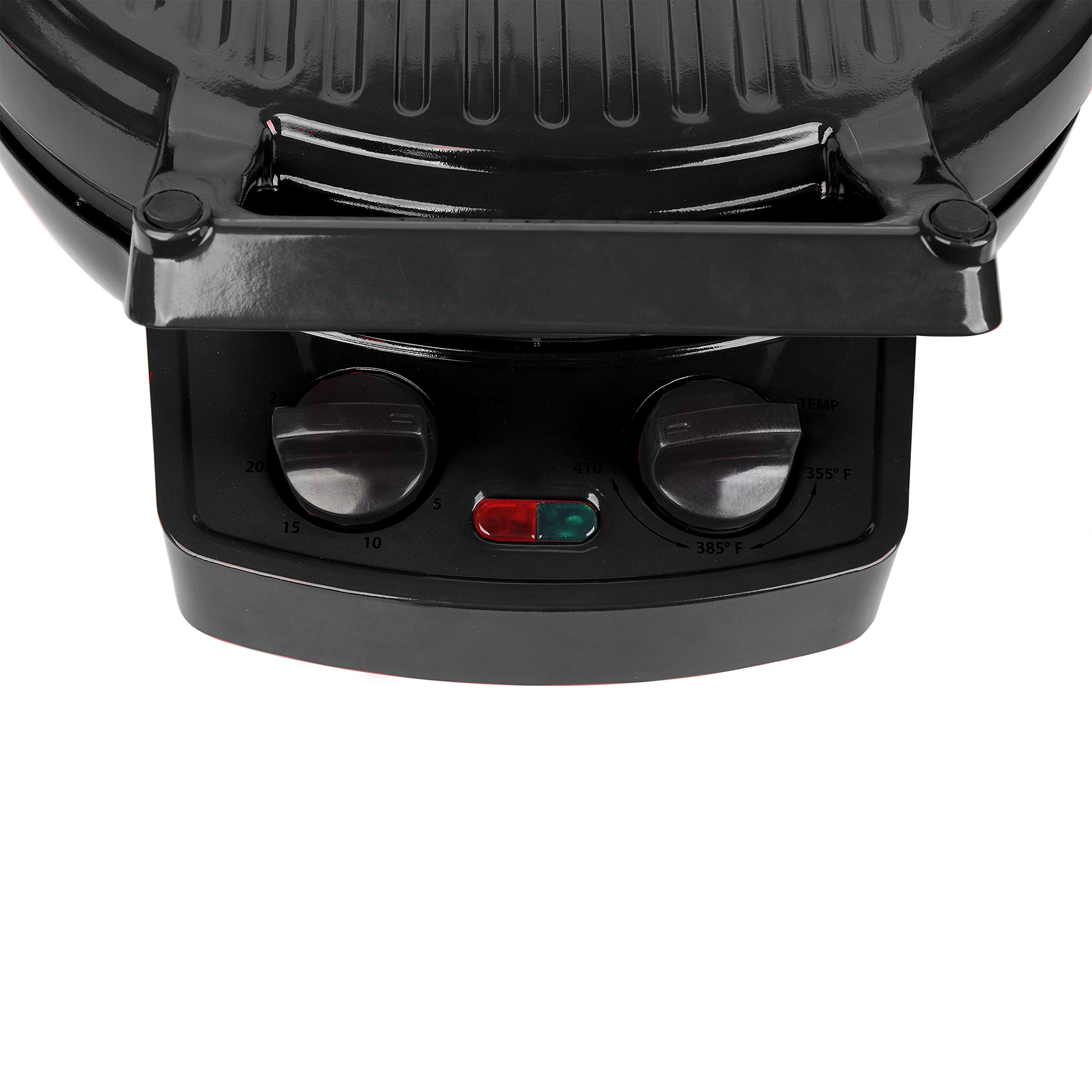 12 Inch Courant Pizza Maker & Calzone Maker with Timer & Temperature Control - 1440W Electric Pizza Oven & Indoor Grill for Home Kitchen - Perfect for Family Pizza Nights, Party Snacks & Quick Weeknight Dinners (Black)