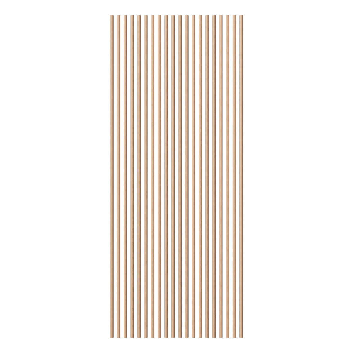 Premium Stain-Grade Hardwood Slats - Half Round Design for DIY Furniture & Home Decor Projects - Perfect for Bed Frames, Benches, and Wall Paneling