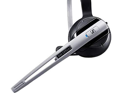 Renewed Sennheiser DW Office Wireless Headset System Bundle with Headset Advisor Wipe - Premium Noise-Canceling Headphones for Business Calls, Remote Work & Office Communication