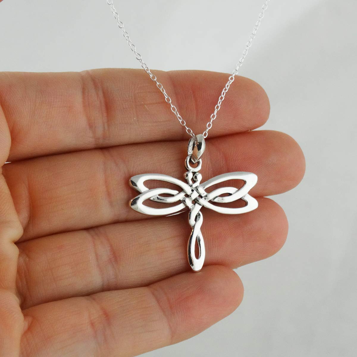 Celtic Knot Necklace for Women - Sterling Silver Jewelry, Elegant Irish Pendant for Everyday Wear & Special Occasions