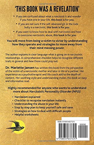 Narcissism Survival Guide: From Victim to Victor - Self-Help Book for Overcoming Toxic Relationships & Emotional Abuse | Perfect for Therapy, Personal Growth & Healing from Narcissistic Partners