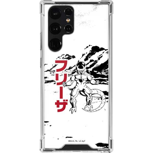 Official Dragon Ball Z Frieza Wasteland Clear Phone Case for Samsung Galaxy S22 Ultra - Slim Protective Cover with HD Print - Perfect for Anime Fans, Daily Use & Gift Giving