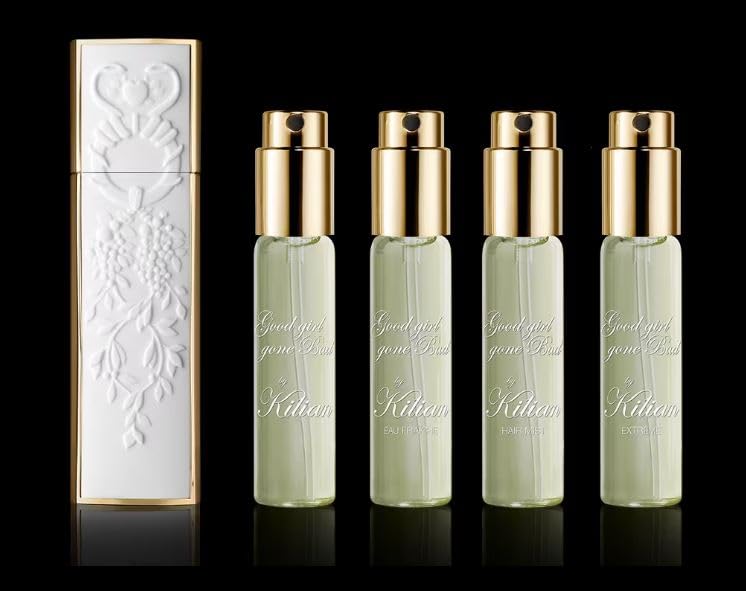 Kilian Good Girl Gone Bad Eau de Parfum Travel Set - 4 x 1 Fl Oz Refillable Perfume Vials for Women | Luxury Fragrance Gift Set for Travel, Date Night & Special Occasions