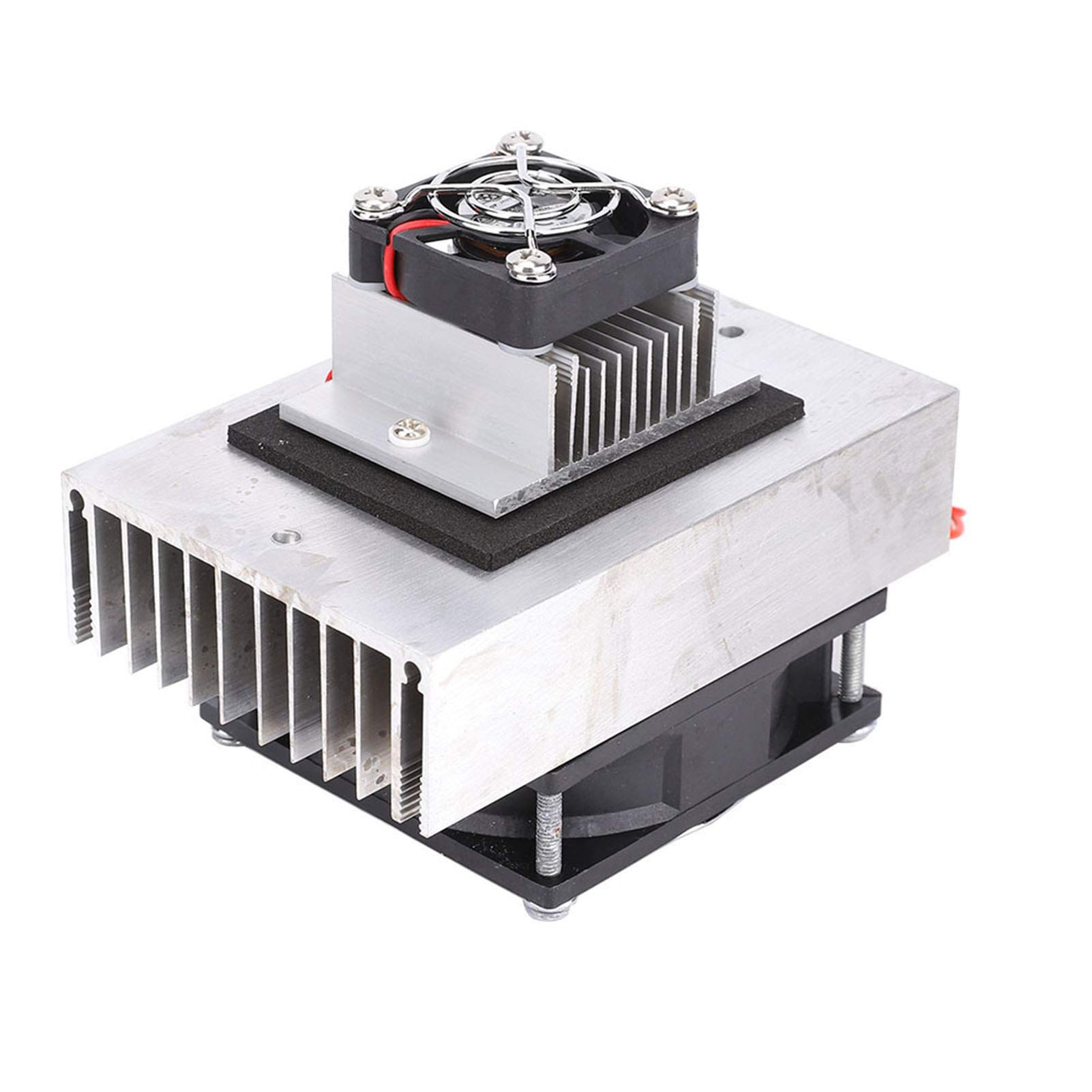 Luqeeg 12V 6A DIY Thermoelectric Cooler Kit - Portable Peltier Refrigeration System with Radiator Fan for Mini Fridge, Car Cooler & Camping Use - Semiconductor Cooling Module for Home, Office & Outdoor
