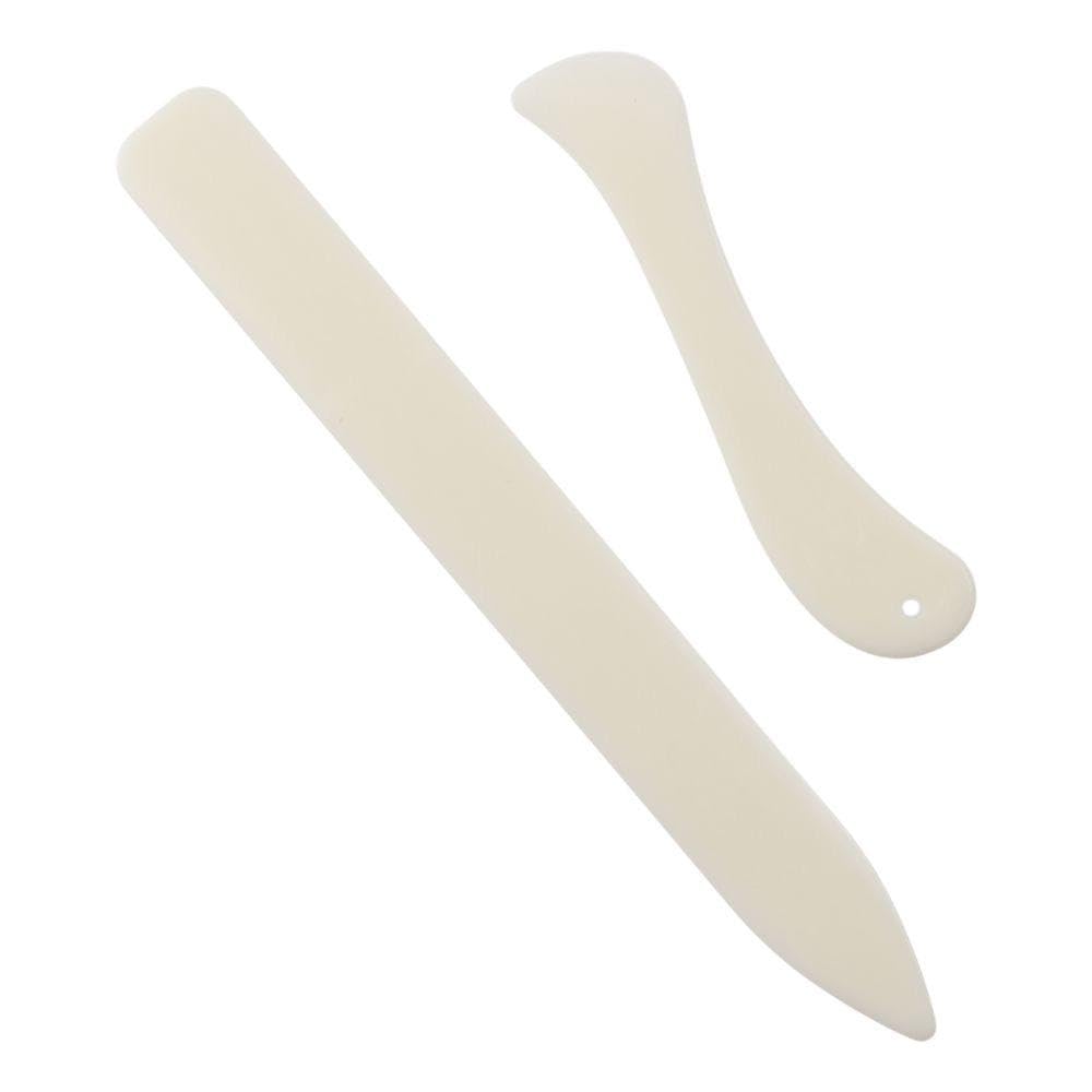 8Pcs Bone Folder Paper Creaser Set - Plastic Scoring Tool for DIY Crafts, Bookbinding, Card Making & Scrapbooking - Essential Supplies for Paper Folding & Creasing Projects