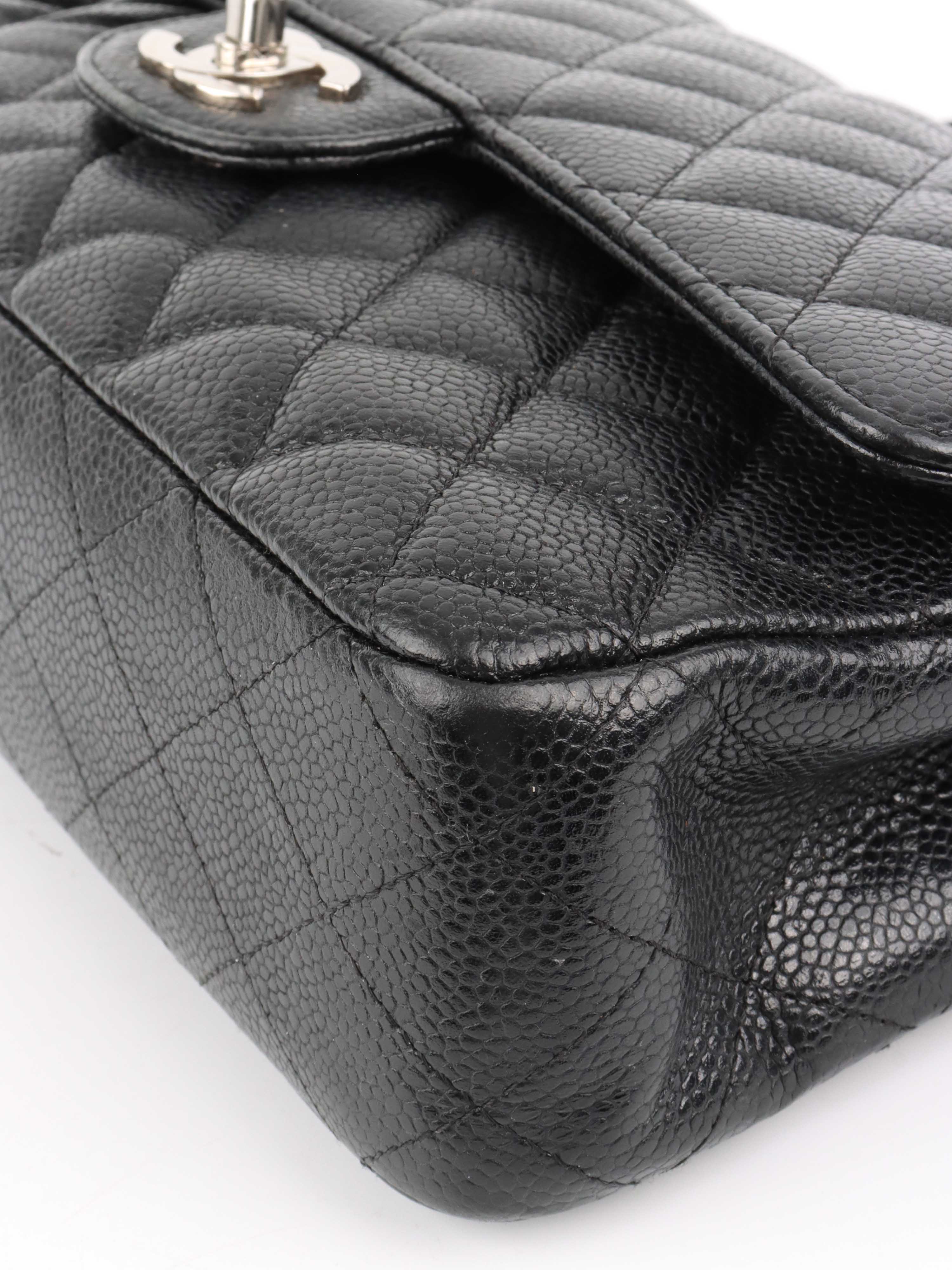 Chanel Medium Black Caviar Classic Flap Bag - Luxury Designer Handbag for Women | Perfect for Work, Evening Events & Everyday Use