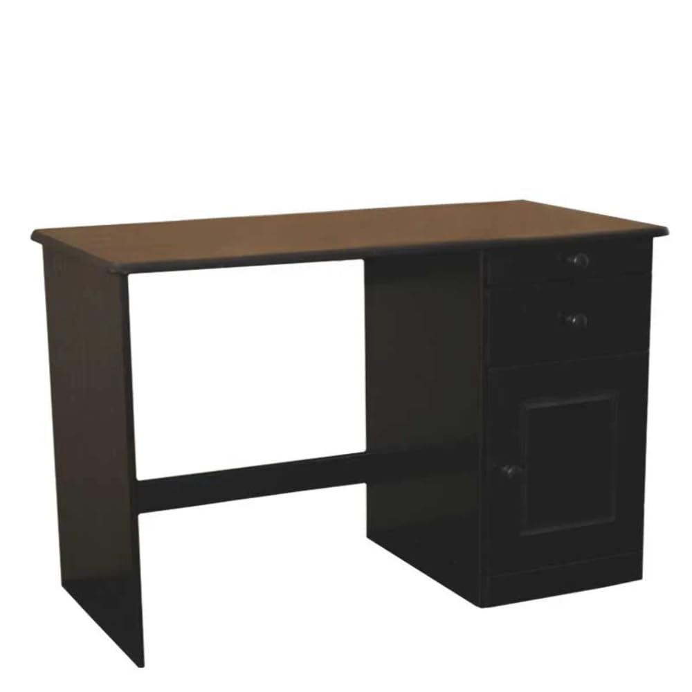 Henry Solid Wood Soft Close Drawers Writing Desk in Espresso Finish - Perfect for Home Office, Study Room & Workspace Organization