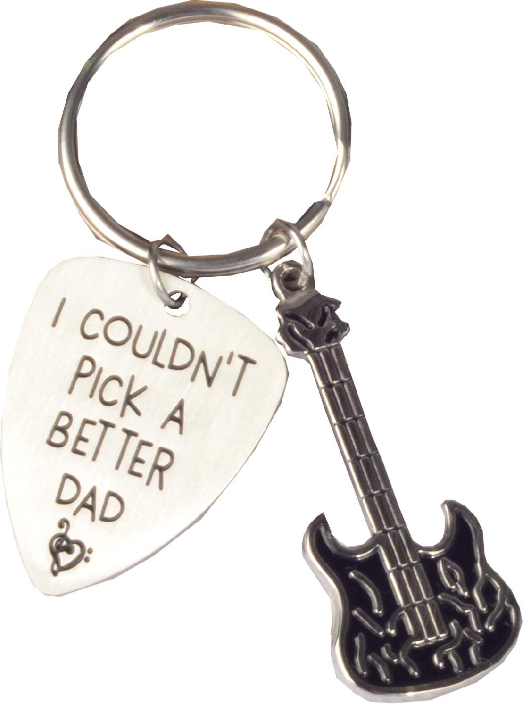 MEANT2TOBE Guitar Lover Gifts for Dad - Coffee Mug, Socks, Metal Pencil Holder & Keychain - Perfect for Father's Day, Birthday & Music Enthusiasts