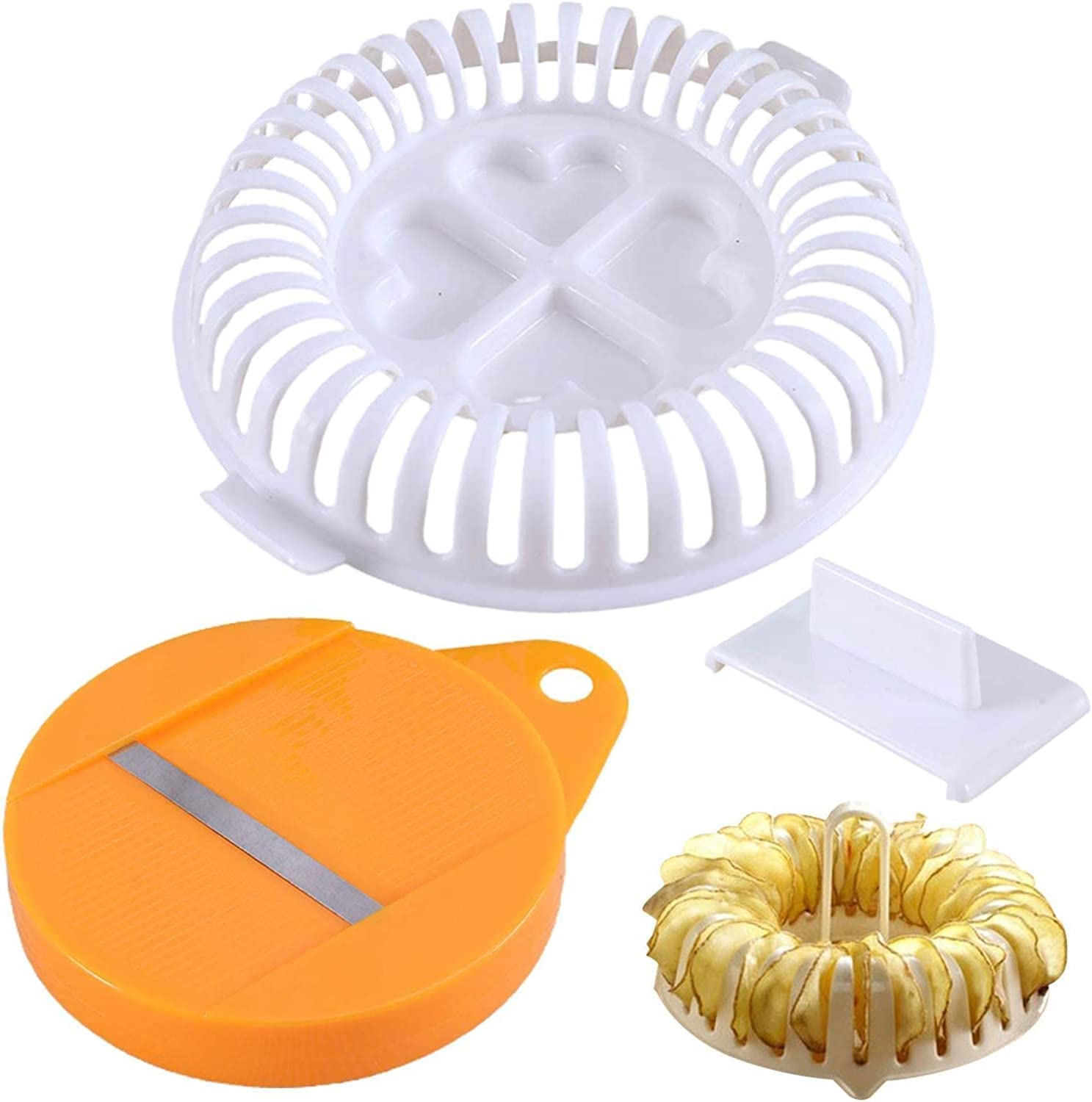 Healthy Microwave Potato Chip Maker - Oil-Free, BPA-Free Home Snack Maker for Easy, Low-Mess, Homemade Fat-Free Chips - Perfect for Keto, Vegan & Healthy Snacking at Home